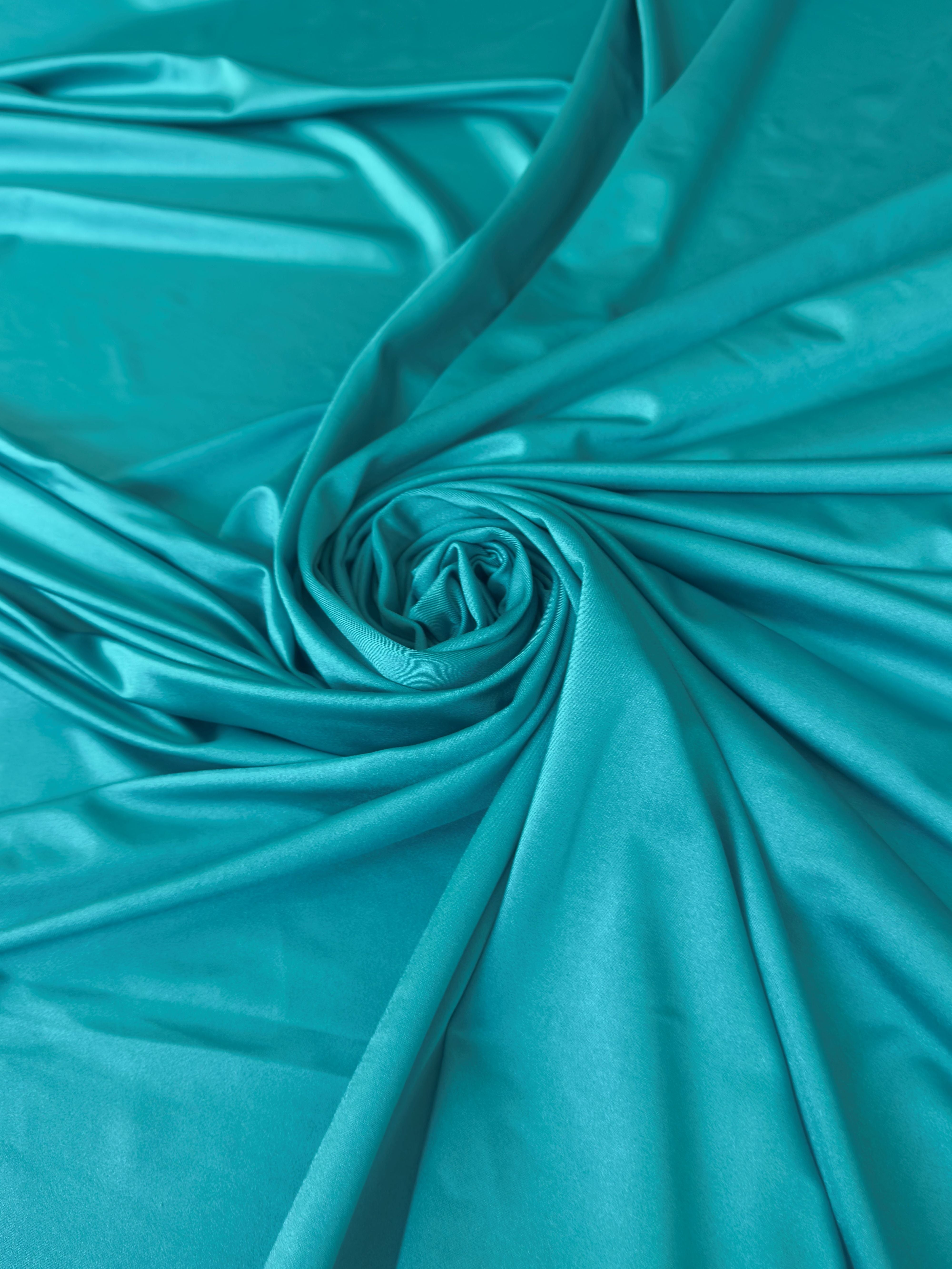 Turquoise Lulu Yoga Nylon Spandex, Fabric Store, Sewing Store, Cheap Fabric Store, Kiki Textiles, Textile by the Yard