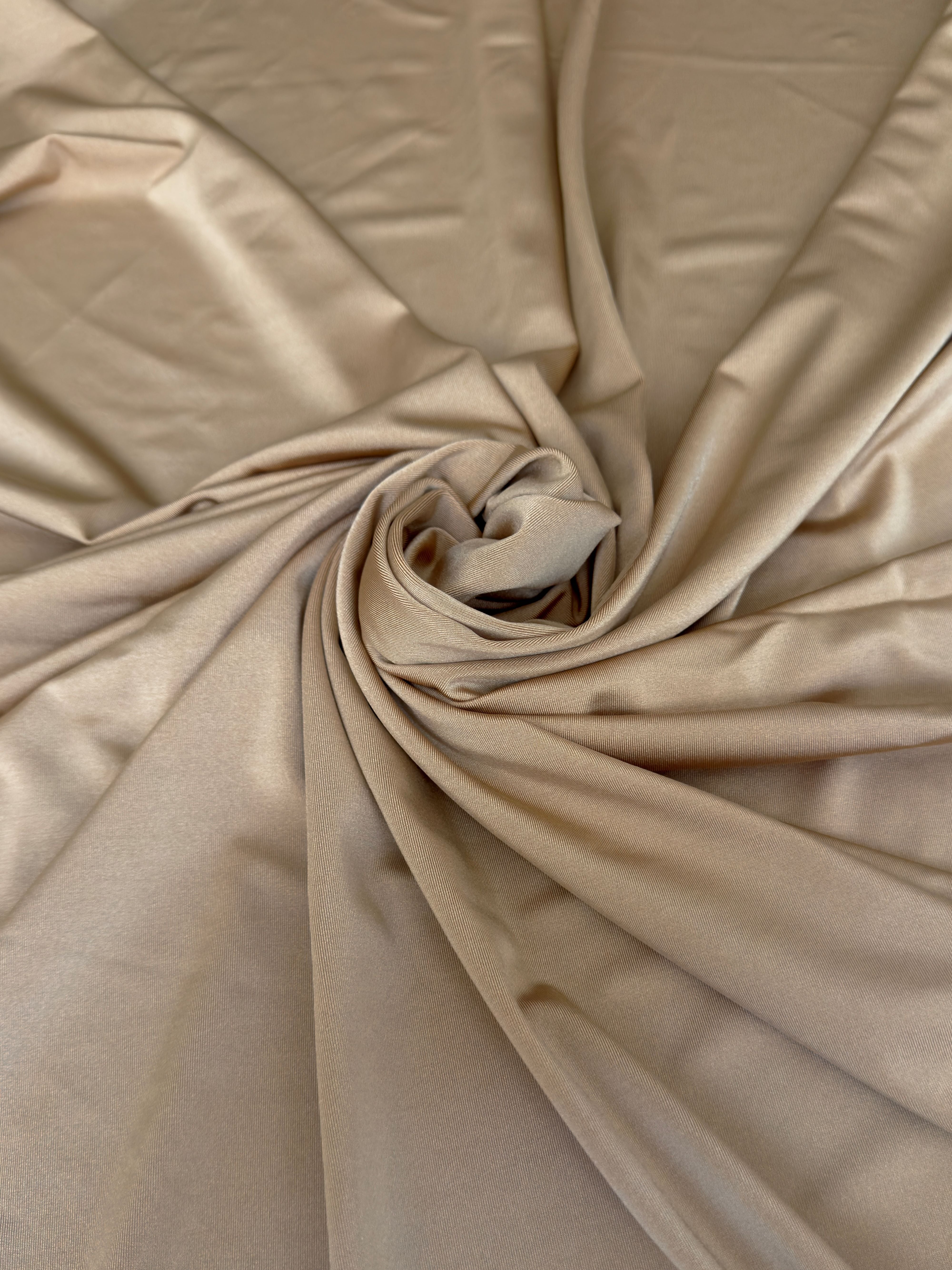Champagne Lulu Yoga Nylon Spandex, Champagne Lulu Spandex, Nylon Spandex, Shiny Spandex, Stretch Fabric, 4 way stretch fabric, Fabric on Sale, Activewear Fabric, Polyester Fabric