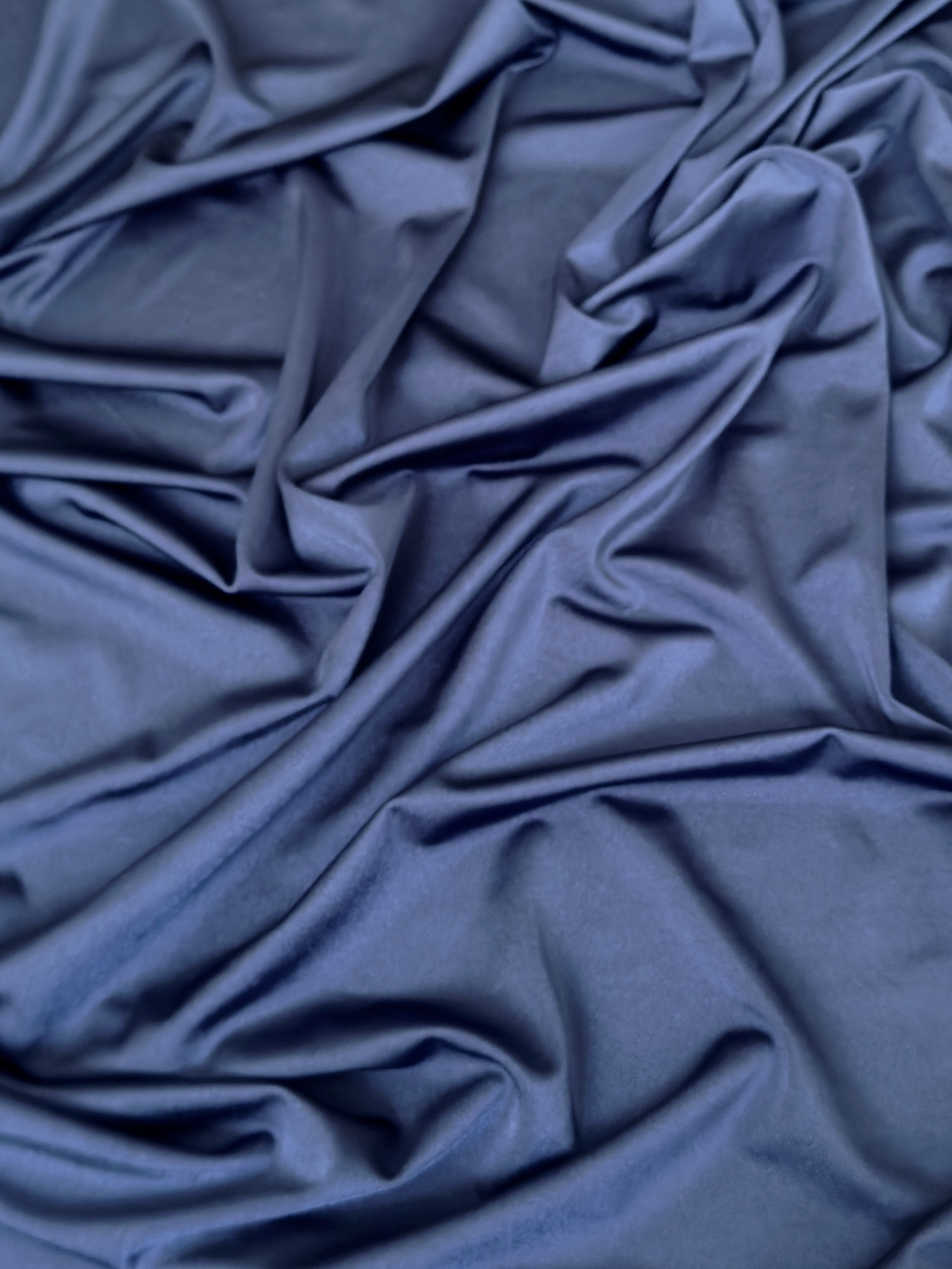 Navy Blue Lulu Yoga Nylon Spandex, Navy Blue Lulu Spandex, Nylon Spandex, Shiny Spandex, Stretch Fabric, 4 way stretch fabric, Fabric on Sale, Activewear Fabric, Polyester Fabric