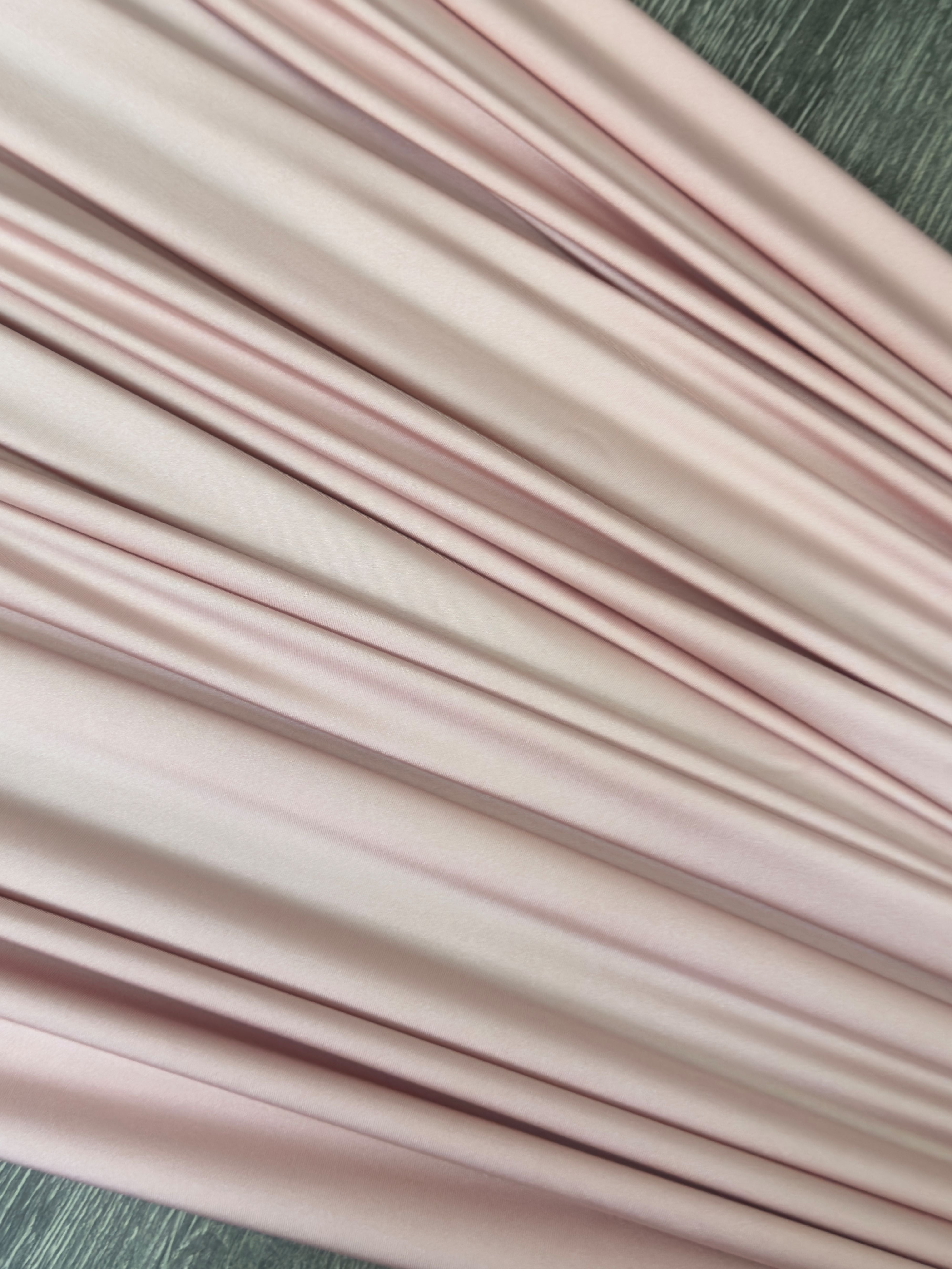 Blush Pink Lulu Yoga Spandex, Blush Pink Lulu Spandex, Nylon Spandex, Shiny Spandex, Stretch Fabric, 4 way stretch fabric, Fabric on Sale, Activewear Fabric, Polyester Fabric