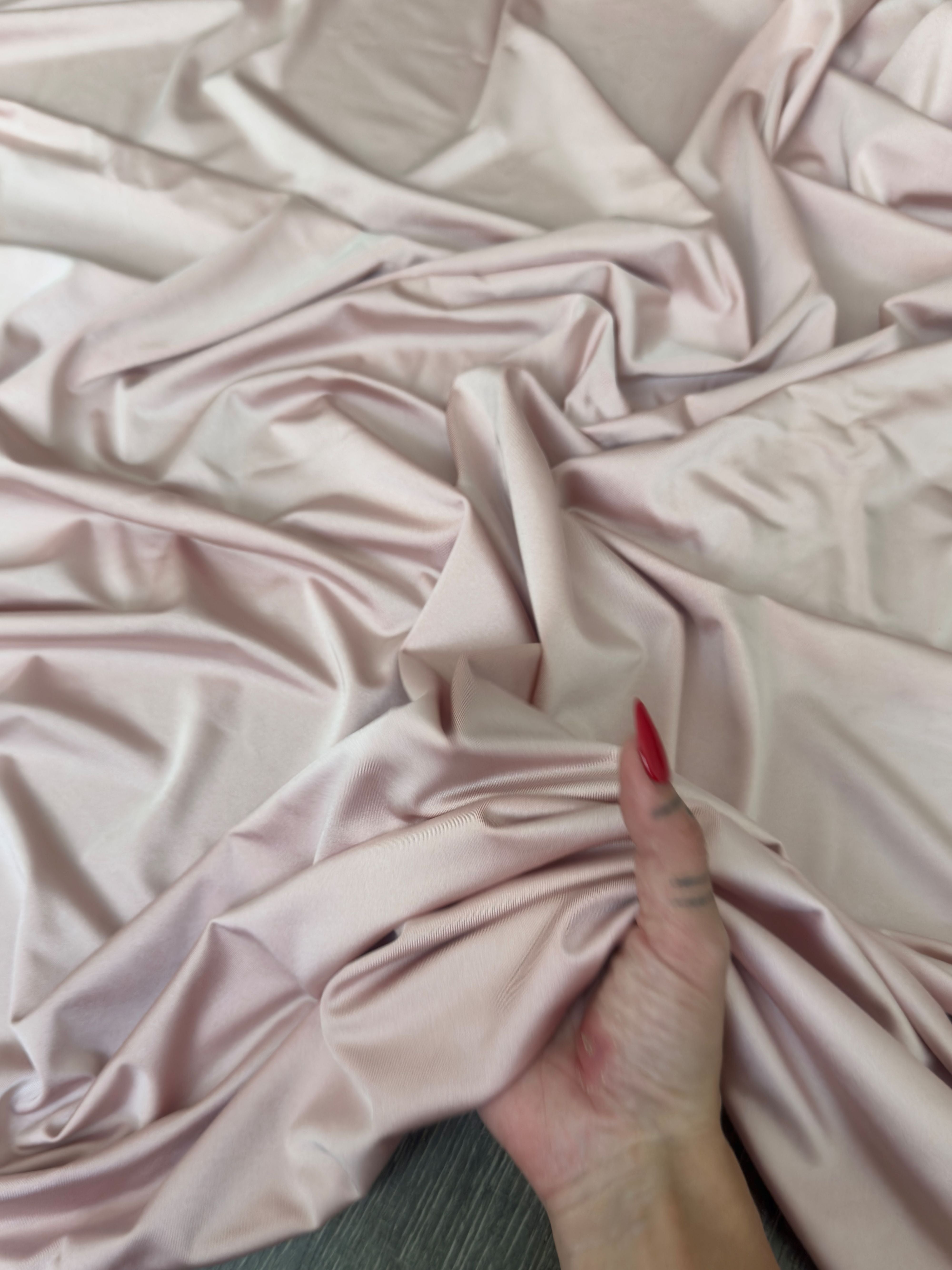 Blush Pink Lulu Yoga Spandex, Fabric Store, Sewing Store, Cheap Fabric Store, Kiki Textiles, Textile by the Yard