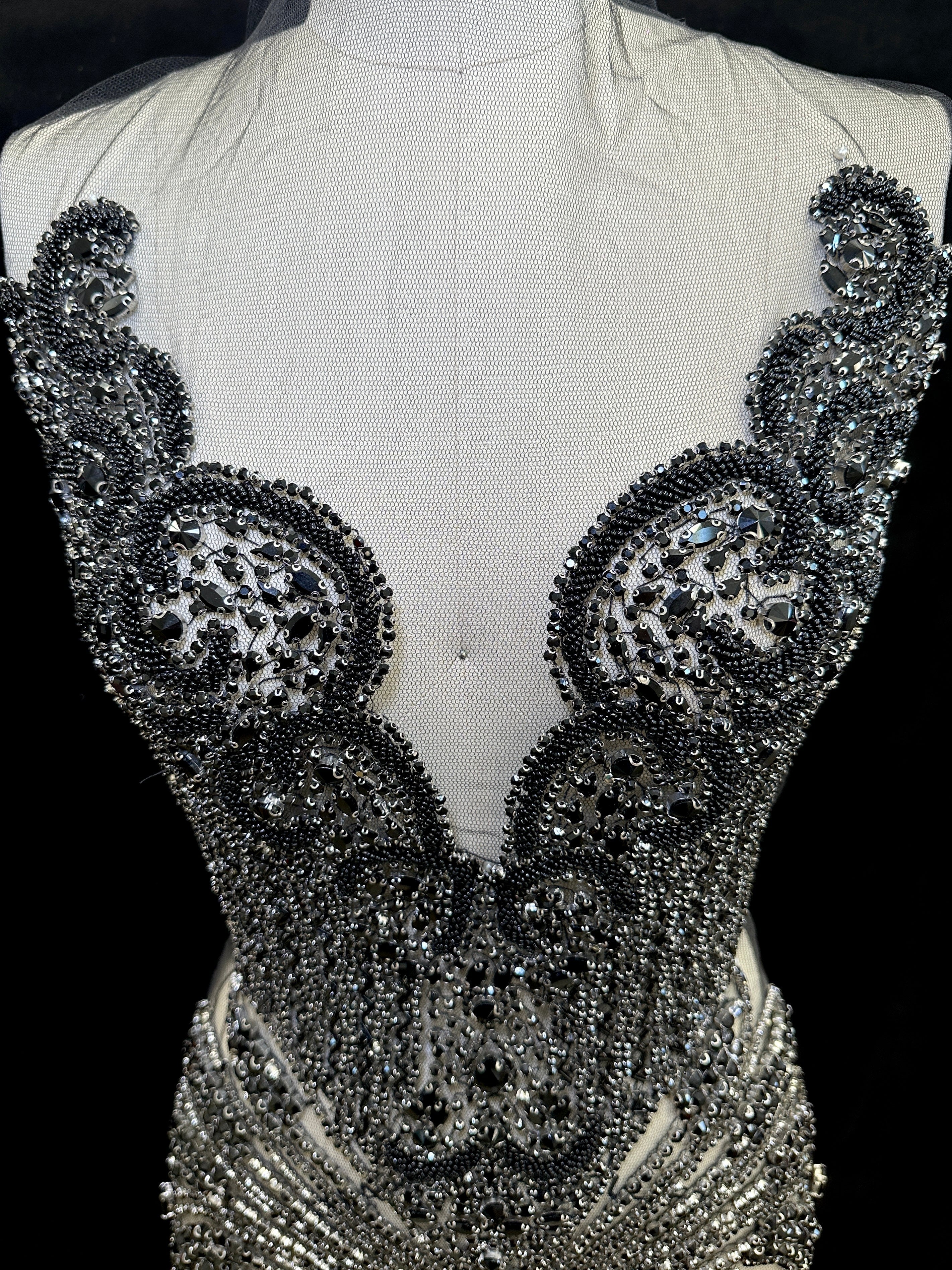 Alberta Rhinestone Bodice Applique, sparkle crystal bodice, silver rhinestone applique, rhinestone bodice for woman, rhinestone bodice ,rhinestone beads, rhinestone applique, rhinestone applications, rhinestone, luxurious dress, flawless dress fabric, embellishment for dress, diy dress, decoration for dress, crystal applique for dresses, crafts for dress, bridal dress rhinestone, beaded mesh sequin bodice, beaded mesh fabric for dress, beaded bodice for dress, applique for gown, applique for dress