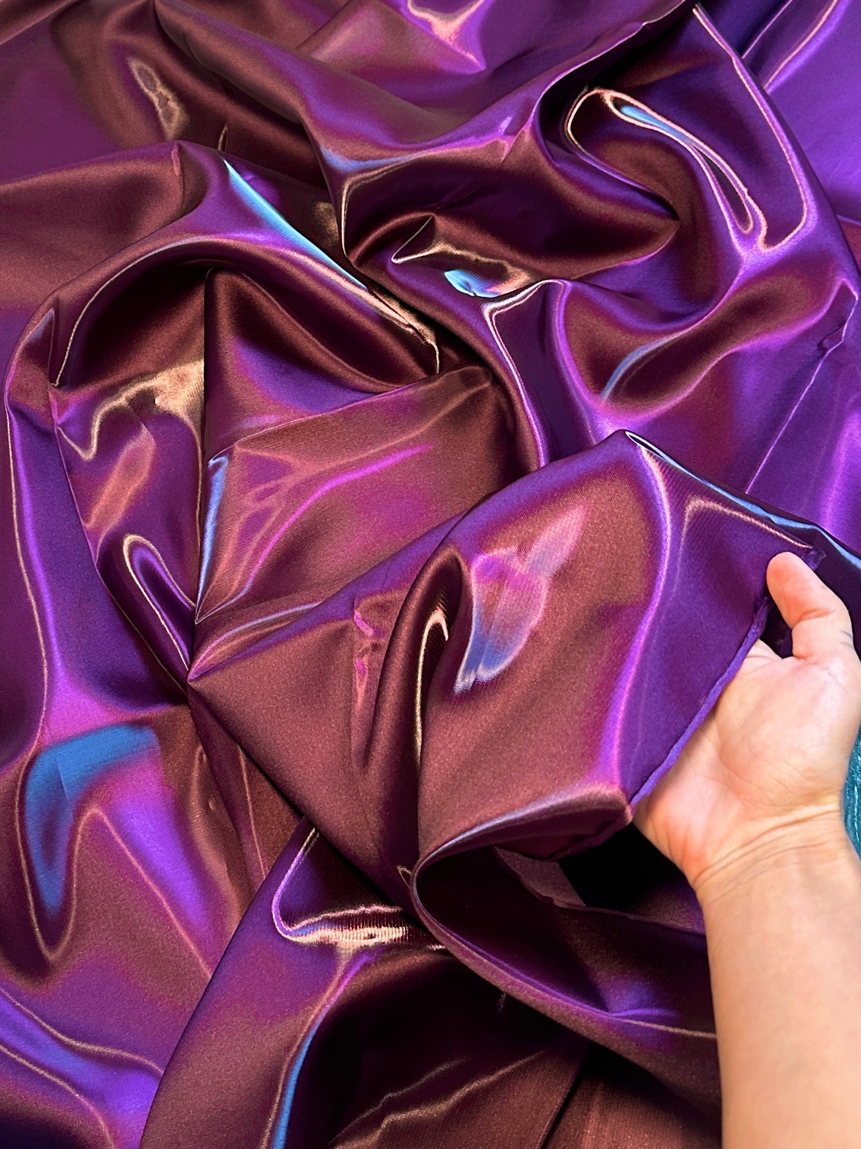 Amethist Purple Liquid Bridal Satin, Fabric Store, Sewing Store, Cheap Fabric Store, Kiki Textiles, Textile by the Yard