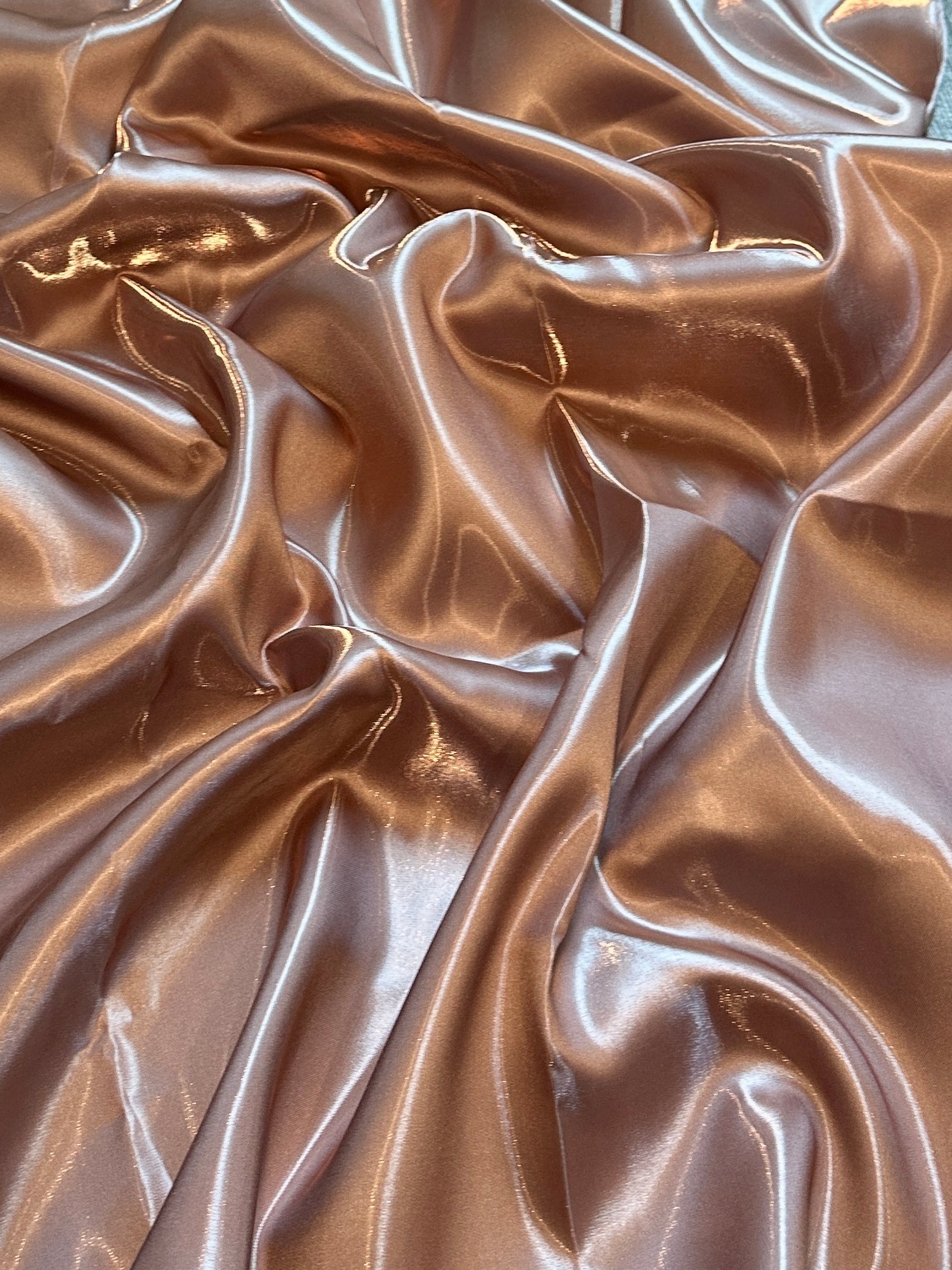 Rusty Rose Liquid Bridal Satin, Luxury Silky Satin, Liquid Bridal Satin, Silky Satin, Premium Stretch Bridal Satin, Satin for Bride, Satin for Women, Satin in Low Price, Cheap Satin, Satin on Sale