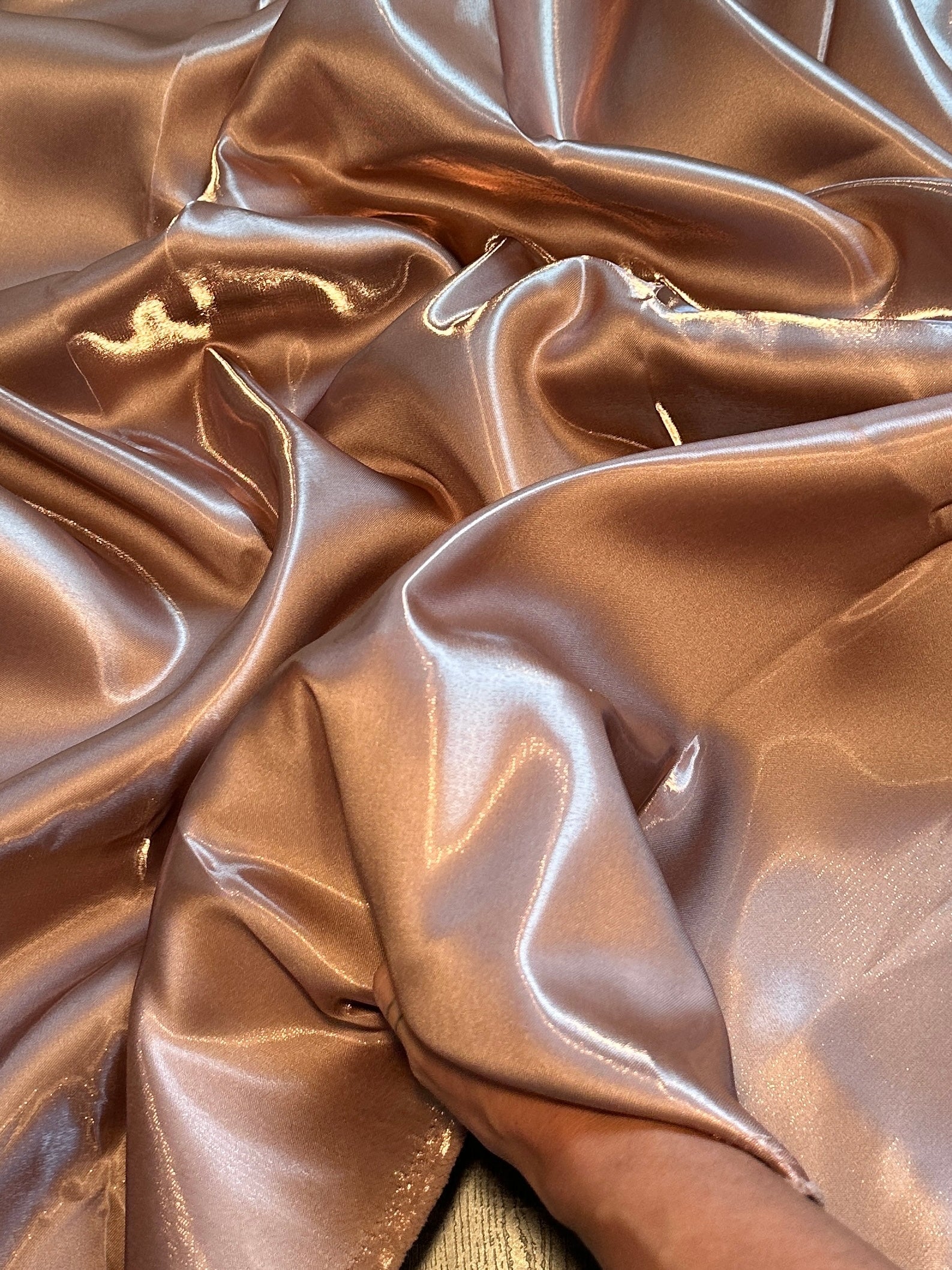 Rusty Rose Liquid Bridal Satin, Fabric Store, Sewing Store, Cheap Fabric Store, Kiki Textiles, Textile by the Yard