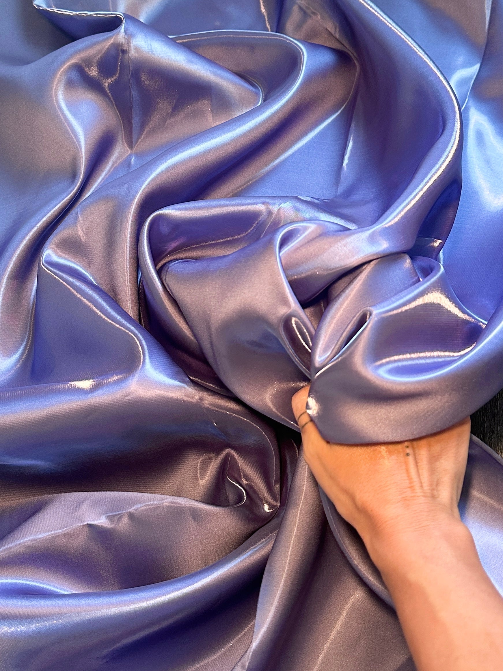 Lavender Liquid Bridal Satin, Fabric Store, Sewing Store, Cheap Fabric Store, Kiki Textiles, Textile by the Yard