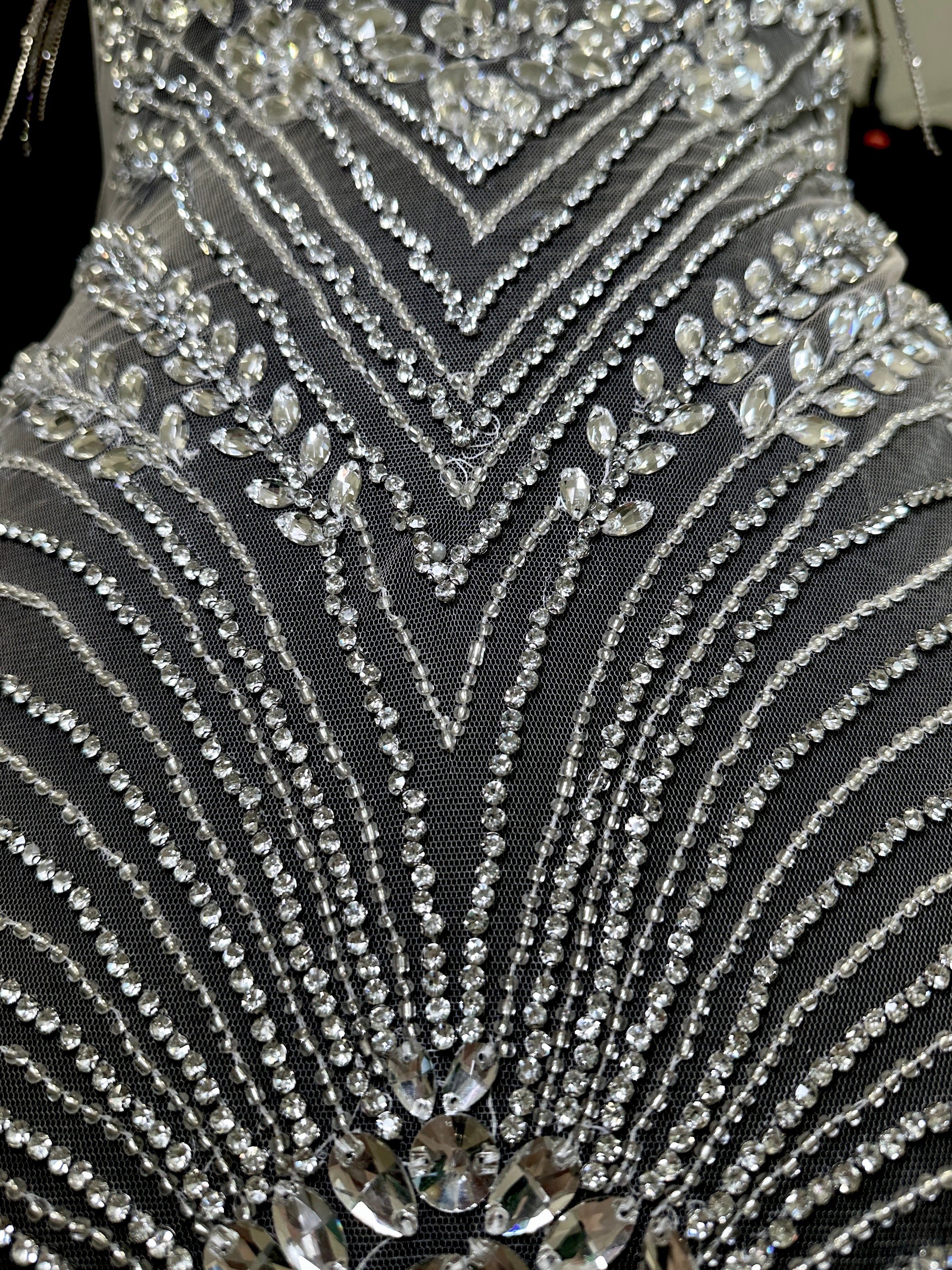 Valencia Rhinestone Bodice Applique, sparkle crystal bodice, silver rhinestone applique, rhinestone bodice for woman, rhinestone bodice ,rhinestone beads, rhinestone applique, rhinestone applications, rhinestone, luxurious dress, flawless dress fabric, embellishment for dress, diy dress, decoration for dress, crystal applique for dresses, crafts for dress, bridal dress rhinestone, beaded mesh sequin bodice, beaded mesh fabric for dress, beaded bodice for dress, applique for gown, applique for dress