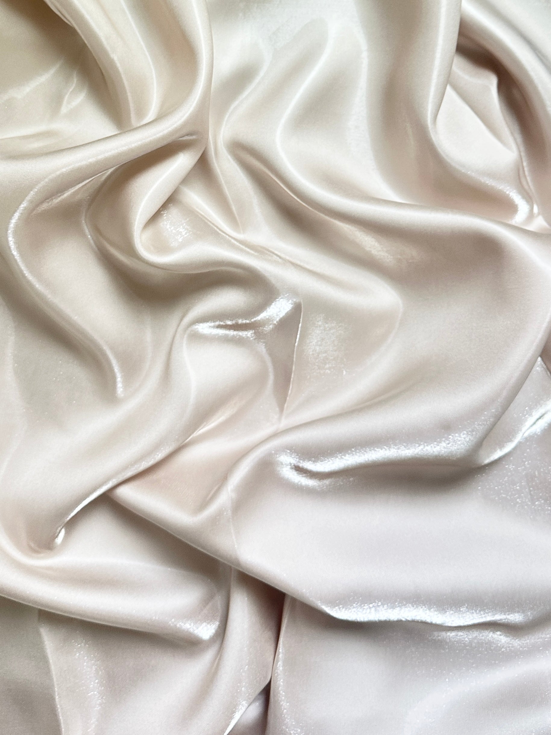 Tapioca Liquid Bridal Satin, Fabric Store, Sewing Store, Cheap Fabric Store, Kiki Textiles, Textile by the Yard