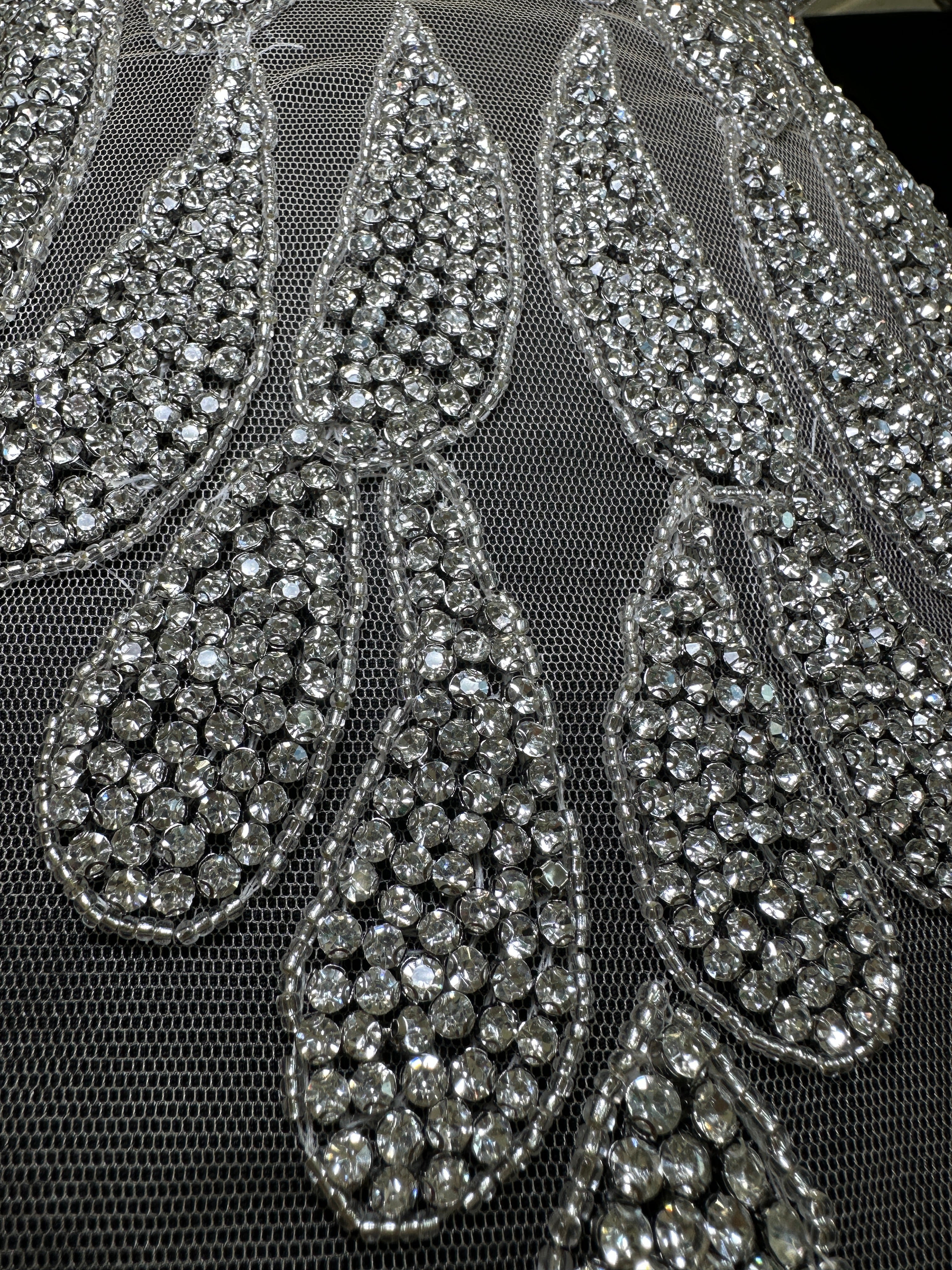 Lily Front/Back Rhinestone Bodice Applique, sparkle crystal bodice, silver rhinestone applique, rhinestone bodice for woman, rhinestone bodice ,rhinestone beads, rhinestone applique, rhinestone applications, rhinestone, luxurious dress, flawless dress fabric, embellishment for dress, diy dress, decoration for dress, crystal applique for dresses, crafts for dress, bridal dress rhinestone, beaded mesh sequin bodice, beaded mesh fabric for dress, beaded bodice for dress, applique for gown, applique for dress