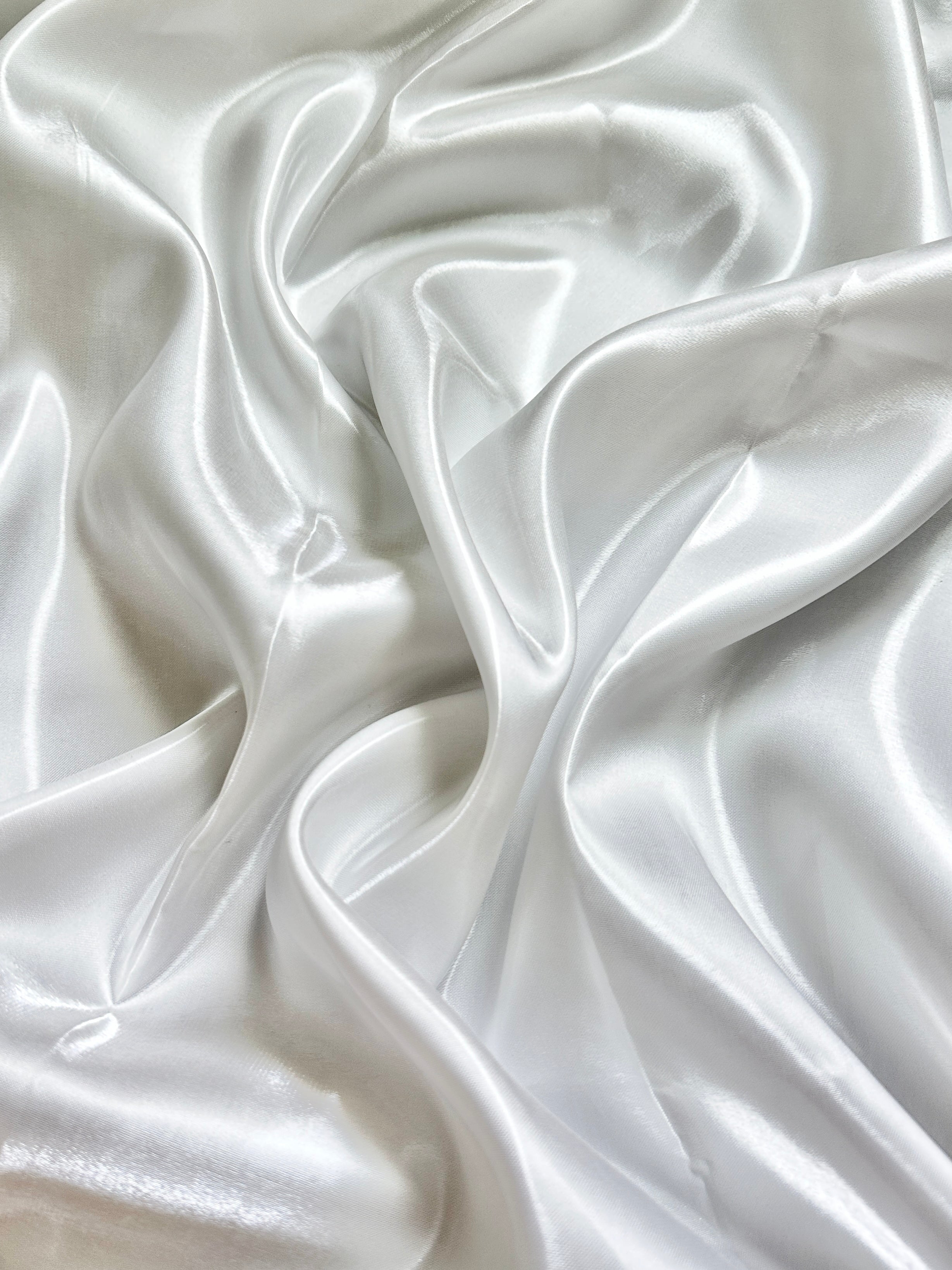 Off White Liquid Bridal Satin, Fabric Store, Sewing Store, Cheap Fabric Store, Kiki Textiles, Textile by the Yard