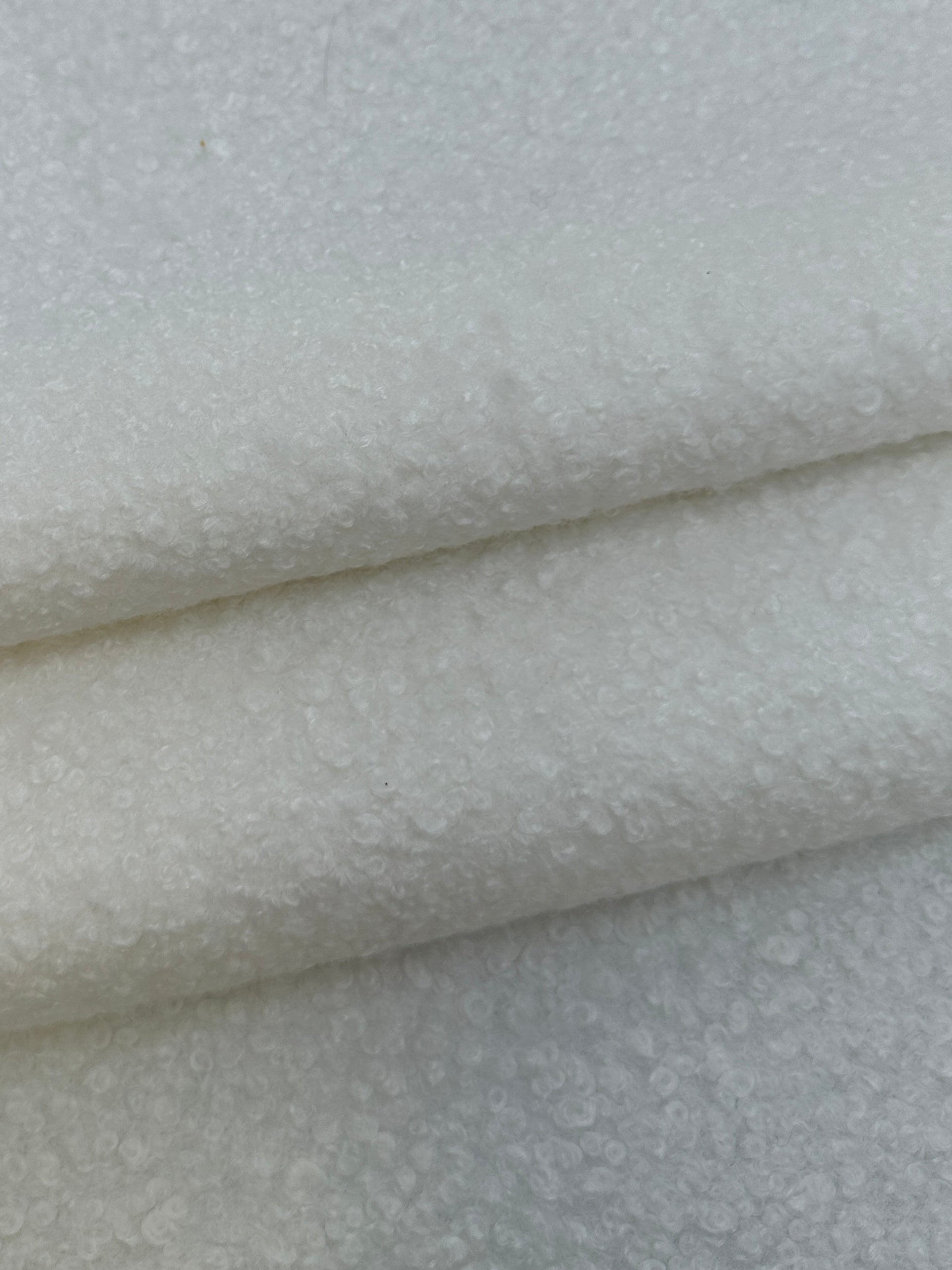 milk white Lamb Premium Faux Wool, bright white Faux Wool, white Faux Wool, Faux Wool for jacket, premium Faux Wool, Faux Wool for winter, winter collection, Faux Wool on sale, Faux Wool in low price