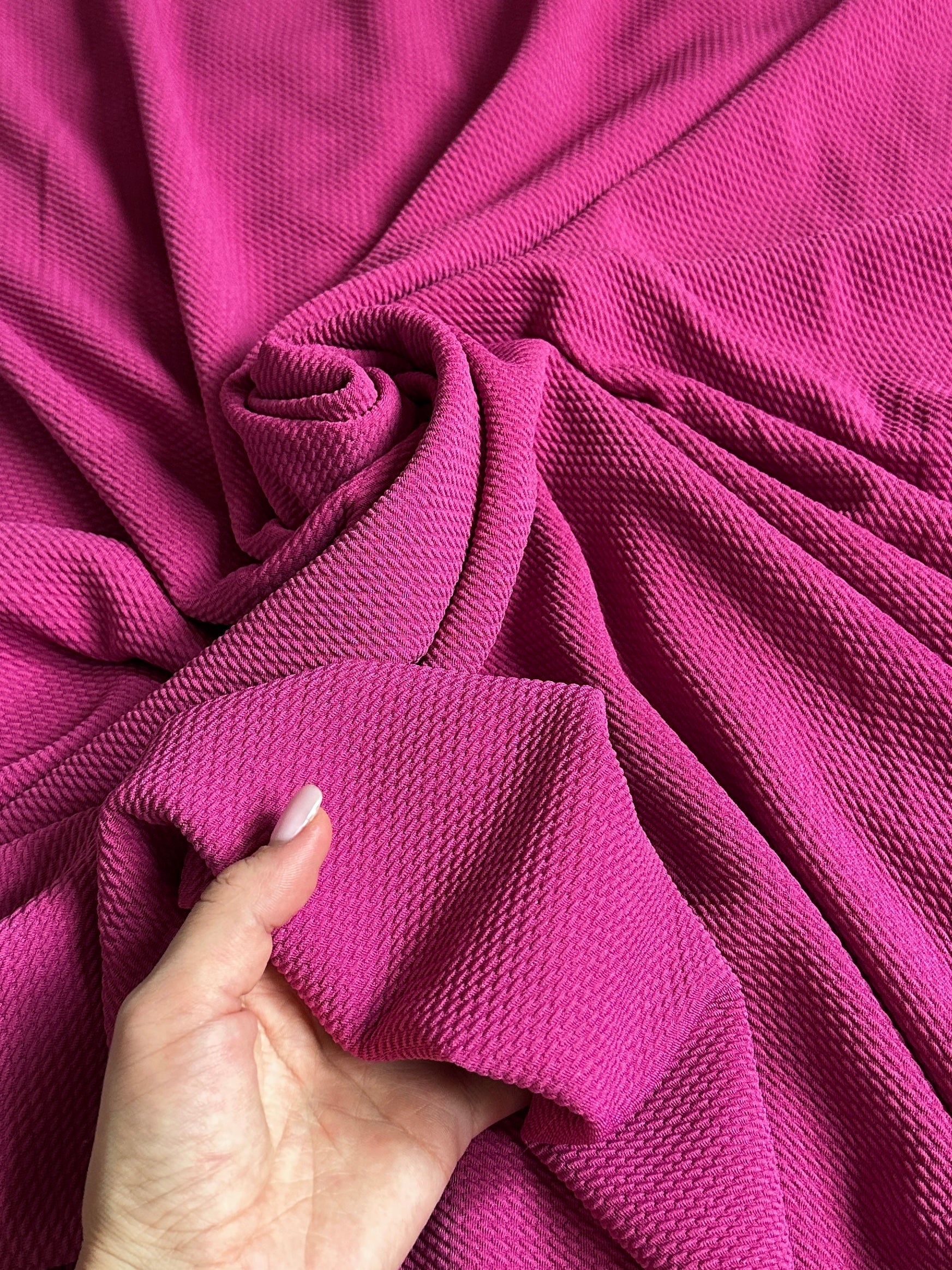 Magenta liverpool knit, dark purple liverpool knit, purple liverpool knit, knit for woman, knit for bride, knit on discount, knit on sale, knit for gown, liverpool knit for party wear, premium liverpool knit, kiki textile liverpool knit