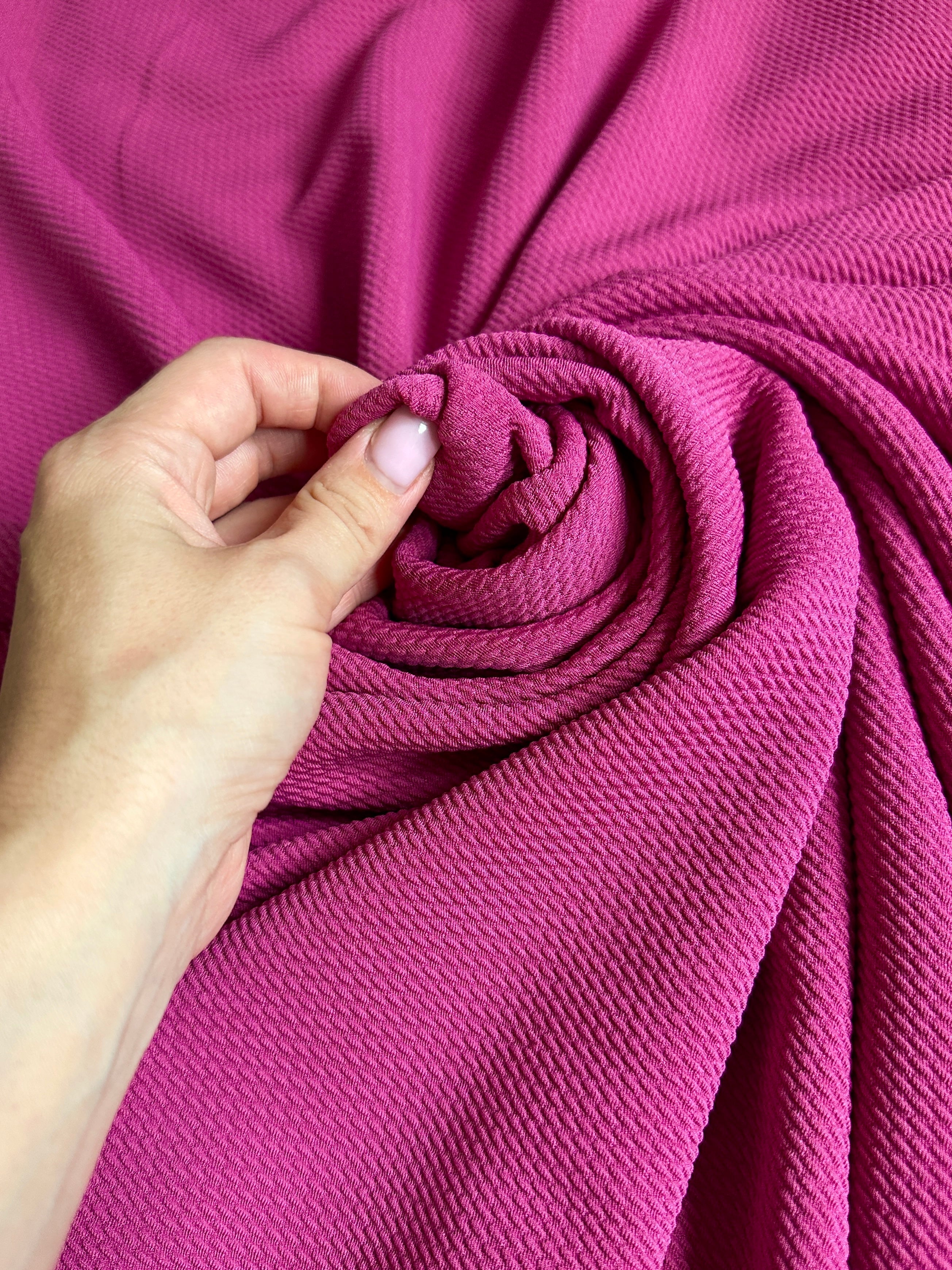 Magenta liverpool knit, dark purple liverpool knit, purple liverpool knit, knit for woman, knit for bride, knit on discount, knit on sale, knit for gown, liverpool knit for party wear, premium liverpool knit, kiki textile liverpool knit