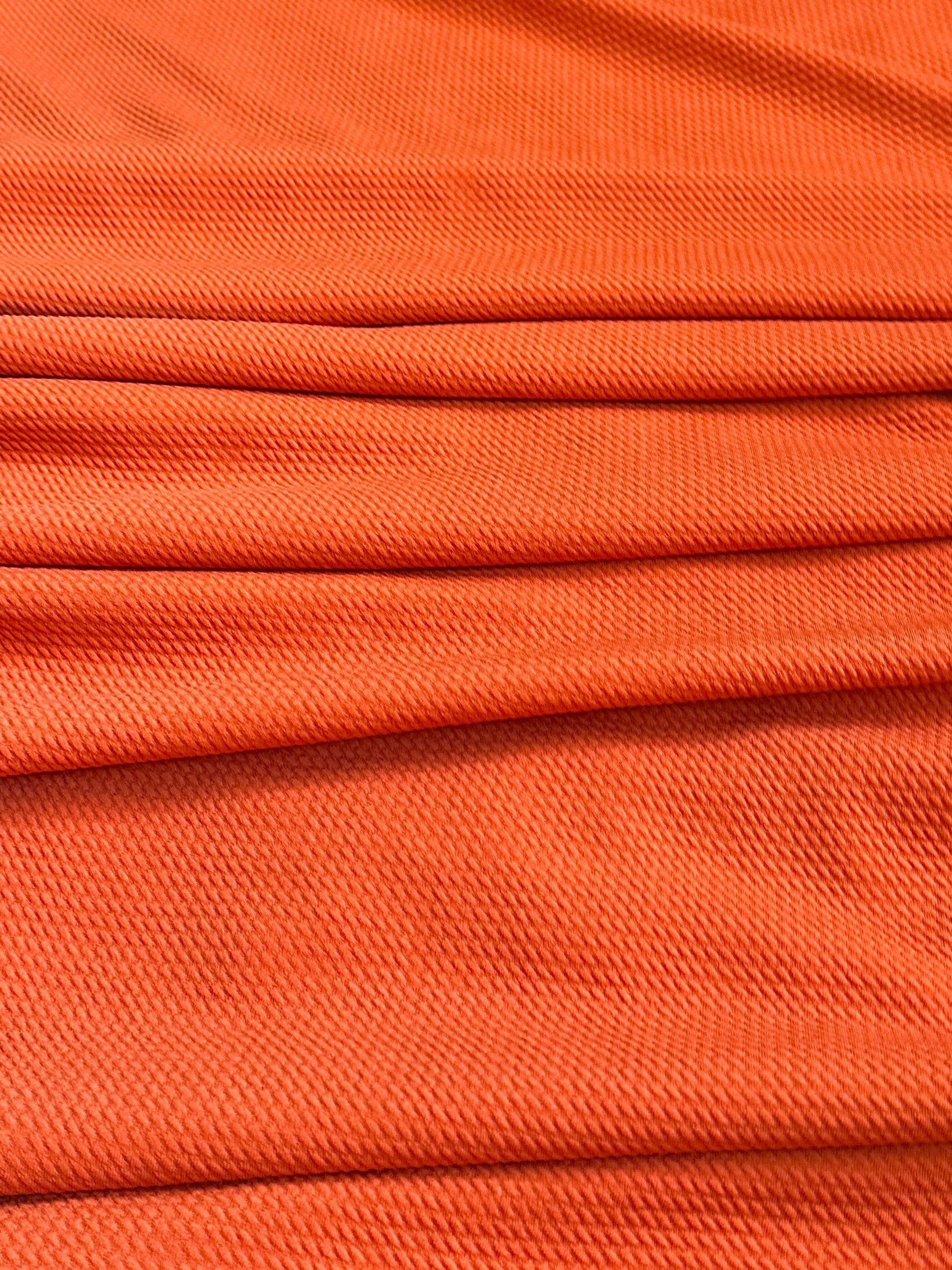 orange liverpool knit, dark orange liverpool knit, light orange liverpool knit, knit for woman, knit for bride, knit on discount, knit on sale, knit for gown, liverpool knit for party wear, premium liverpool knit, kiki textile liverpool knit