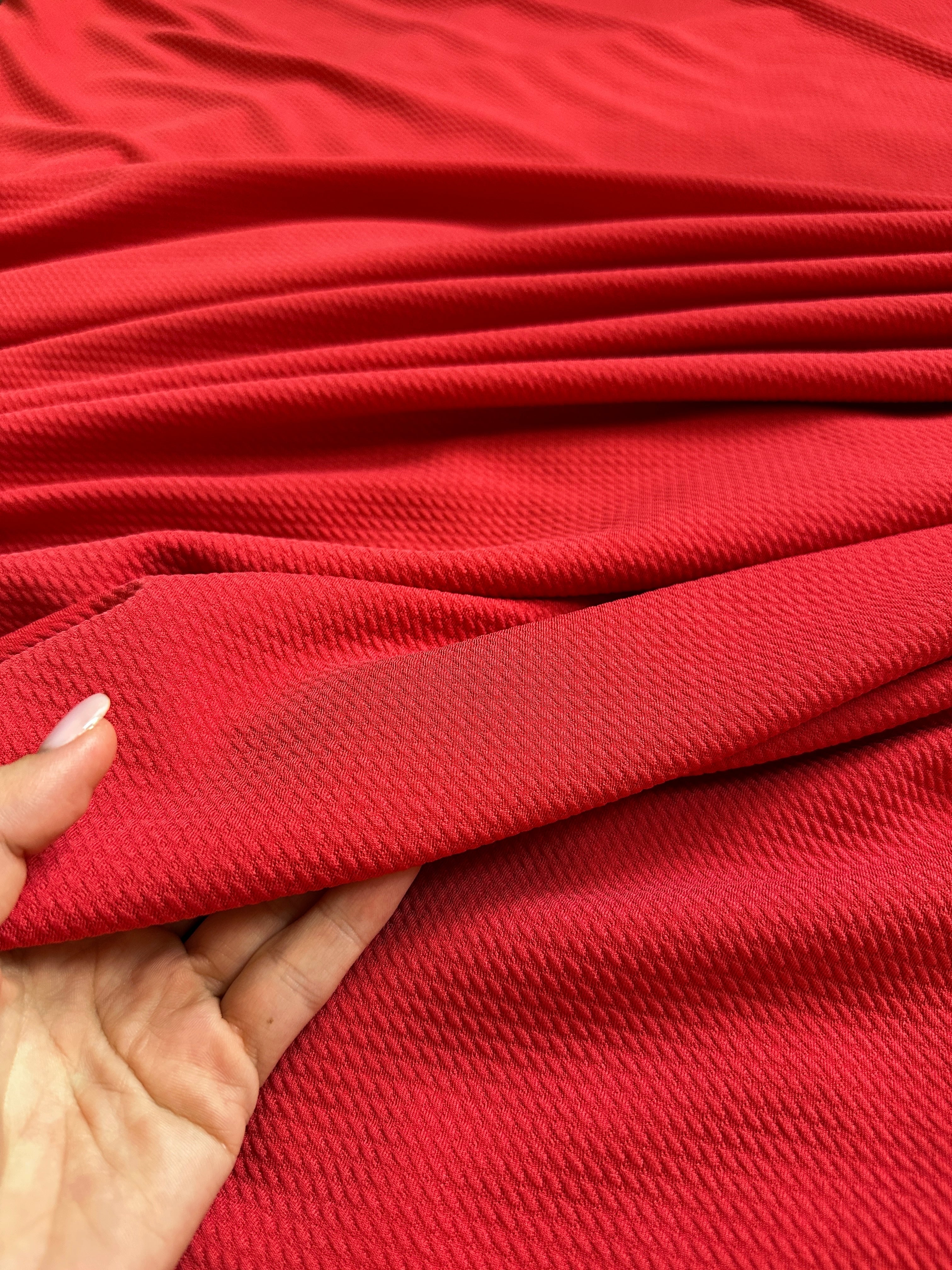 rose liverpool knit, red liverpool knit, light red liverpool knit, knit for woman, knit for bride, knit on discount, knit on sale, knit for gown, liverpool knit for party wear, premium liverpool knit, kiki textile liverpool knit