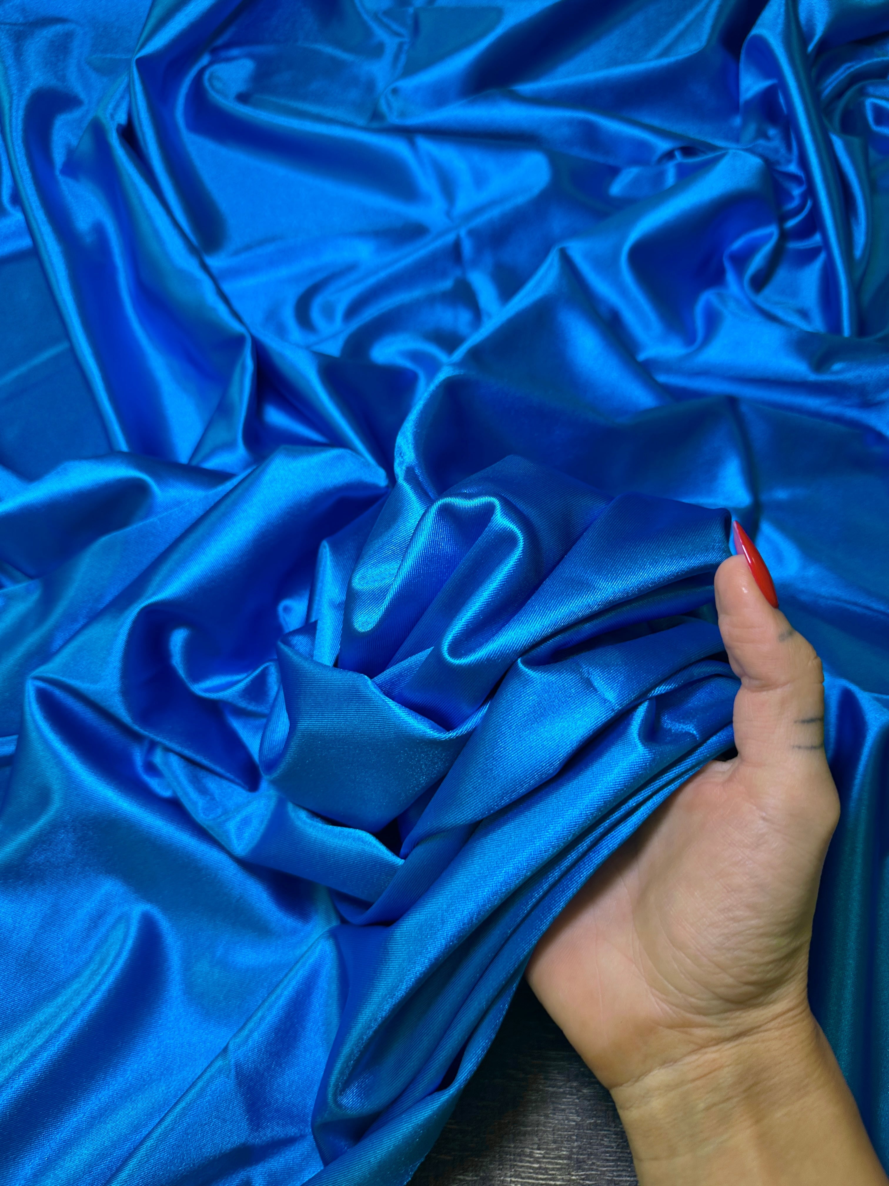 Aqua Blue Shiny Nylon Spandex, Fabric Store, Sewing Store, Cheap Fabric Store, Kiki Textiles, Textile by the Yard