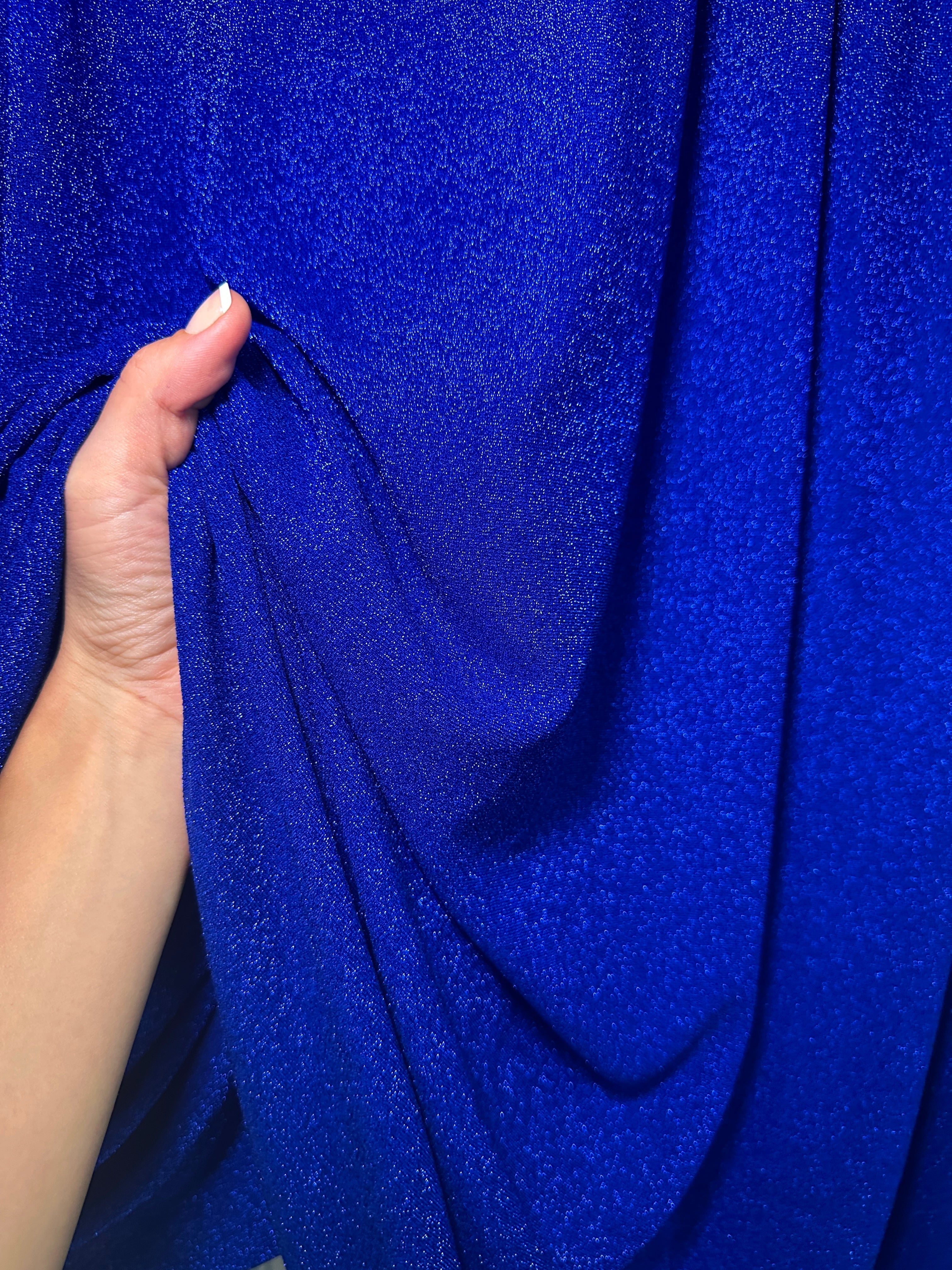royal blue spandex lurex knit, light blue Lurex Knit, dark blue Lurex Knit, Lurex Knit for woman, Lurex Knit for bride, Lurex Knit in low price, Lurex Knit on discount, premium quality Lurex Knit