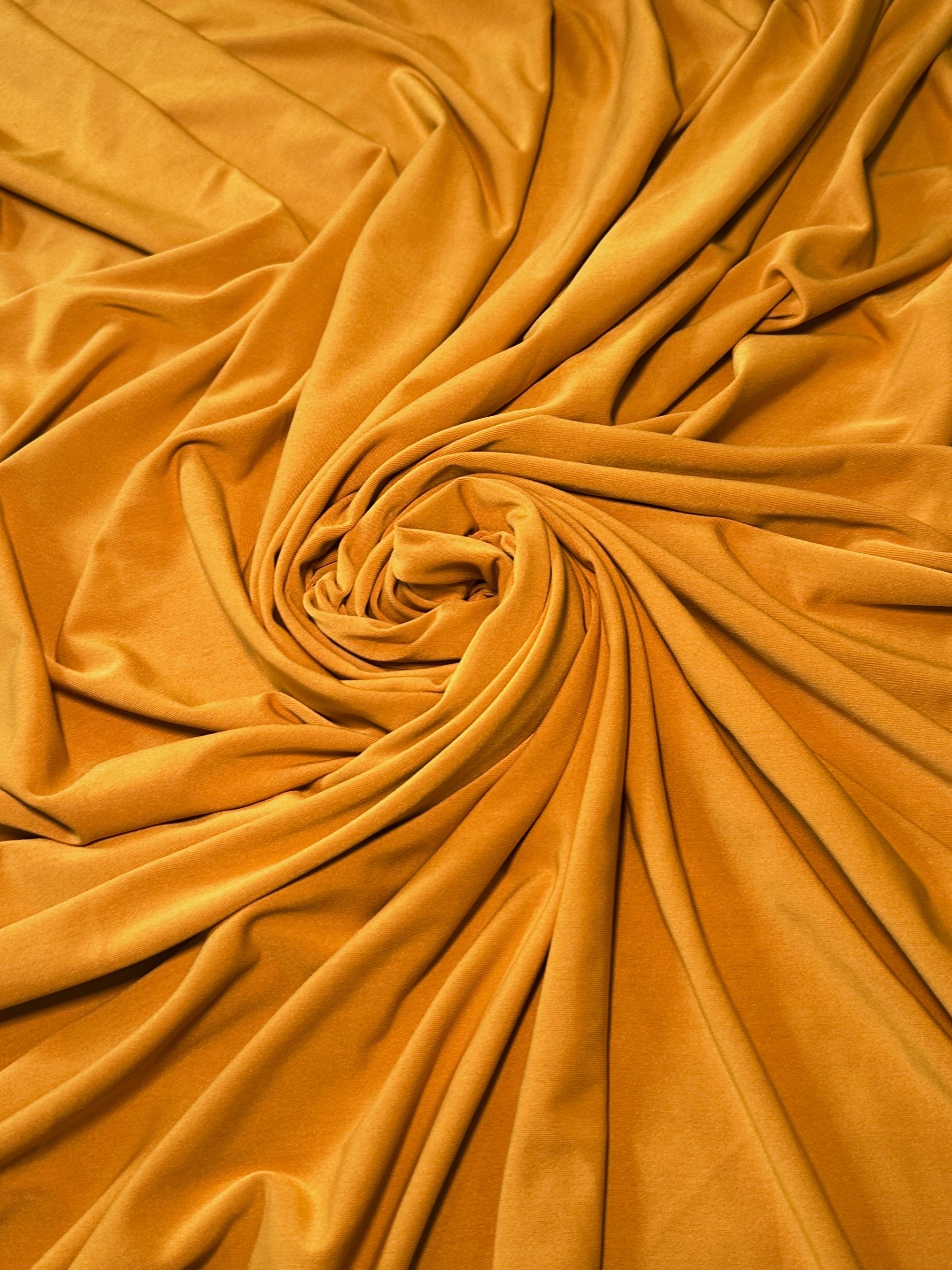 Mustard Yoga Spandex, Mustard Spandex, Yoga Spandex, Shiny Spandex, Stretch Fabric, 4 way stretch fabric, Fabric on Sale, Activewear Fabric, Polyester Fabric
