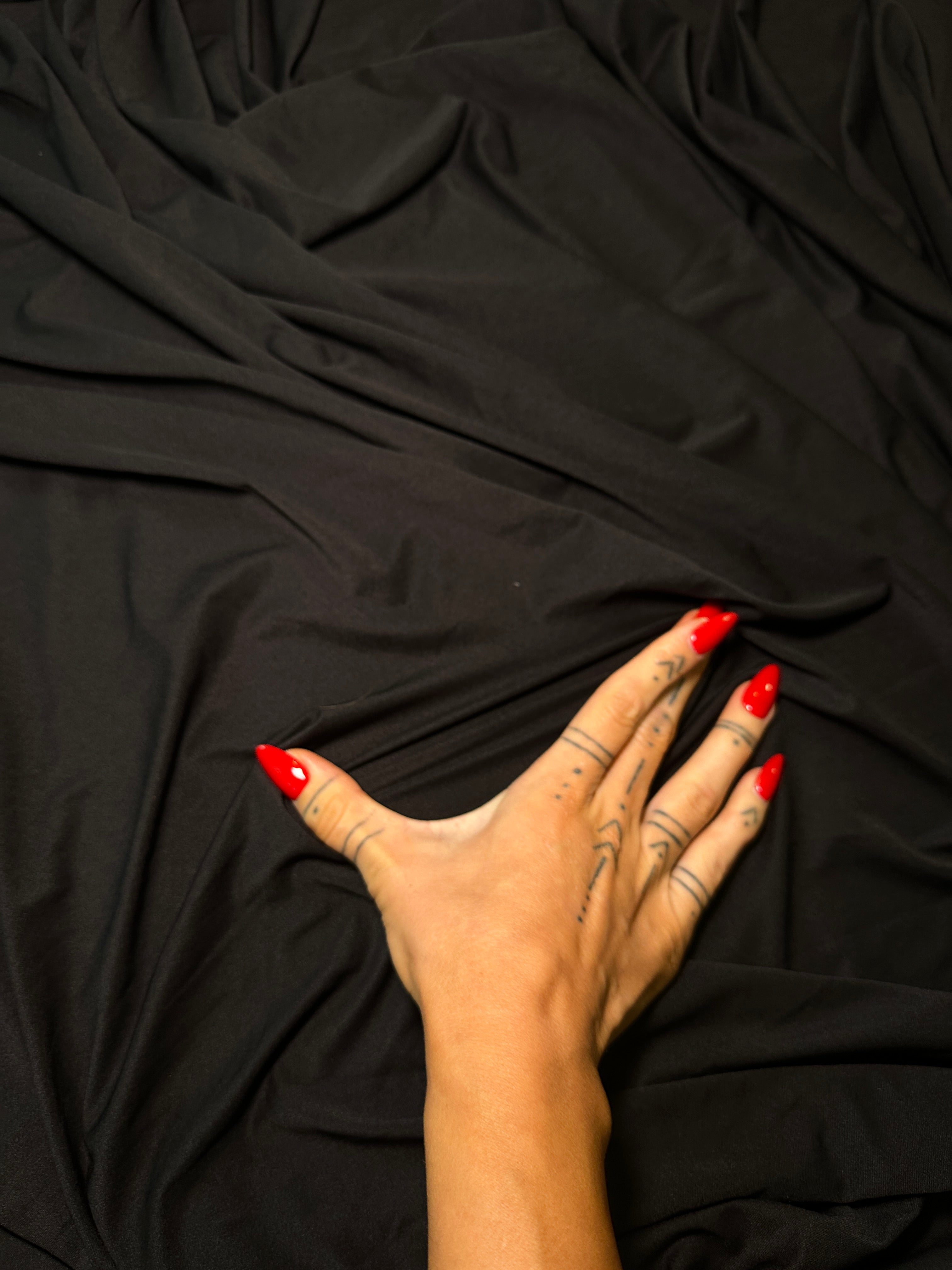 Black Lining Nylon Spandex, Eyelet Fabric, Fabric Store, Sewing Store, Cheap Fabric Store, Kiki Textiles, Textile by the Yard