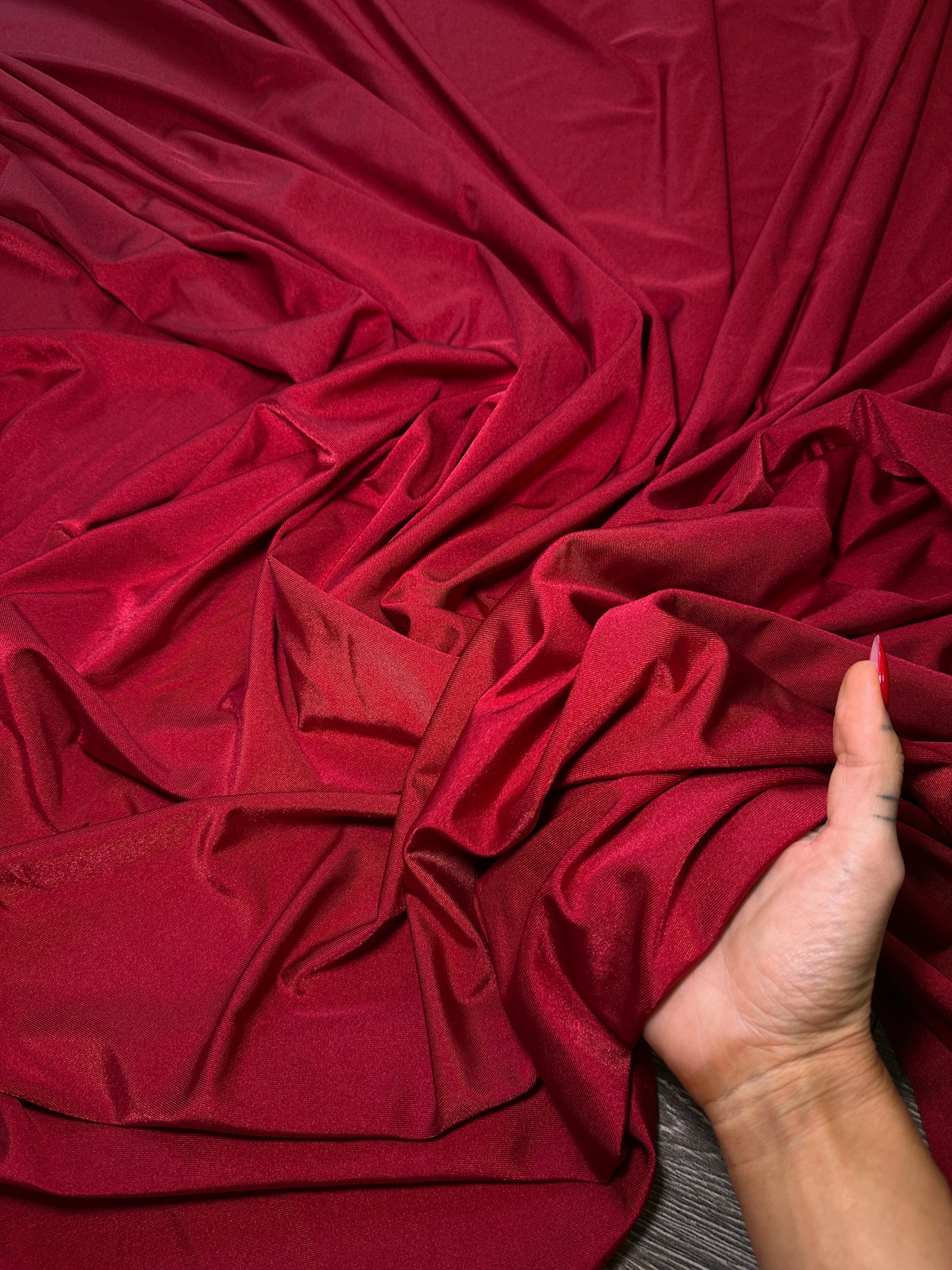 Burgundy Yoga Spandex, Fabric Store, Sewing Store, Cheap Fabric Store, Kiki Textiles, Textile by the Yard