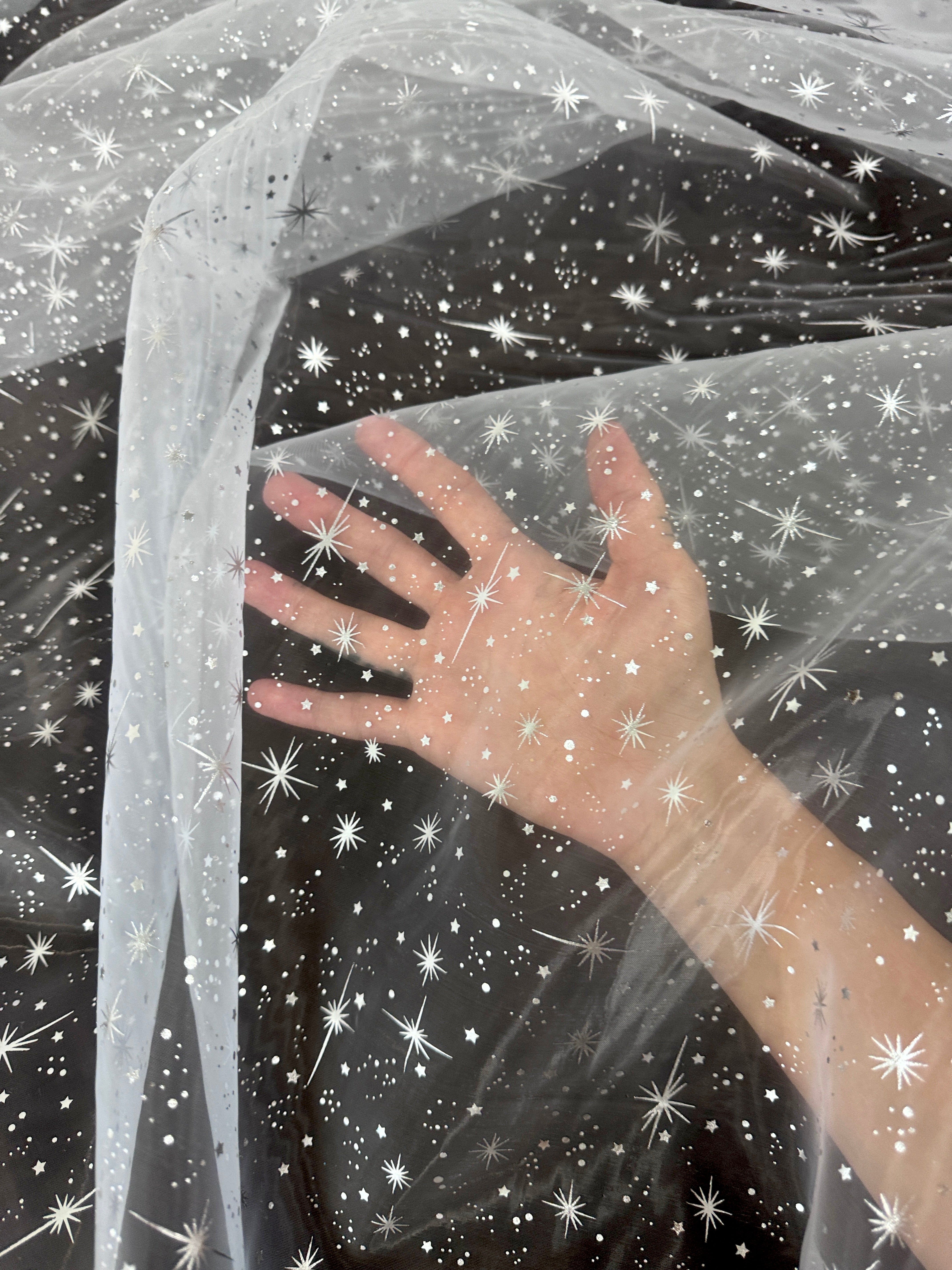 Silver Star Organza, online textile store, sewing, fabric store, sewing store, cheap fabric store, kiki textiles