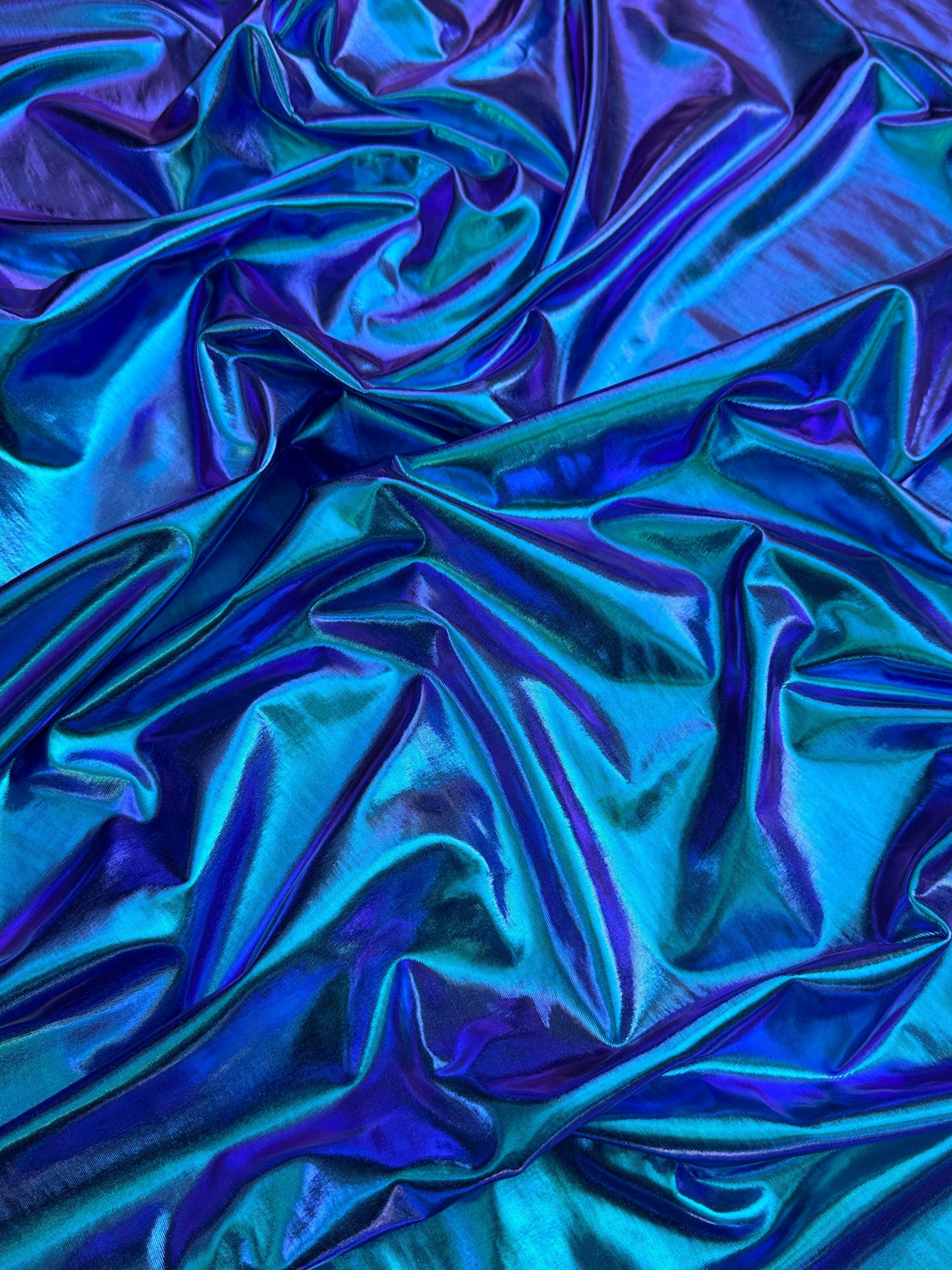 Iridescent Purple Coated Spandex Pleather, Shiny purple pleather, neon purple Spandex pleather, pleather for woman, purple pleather, purple spandex