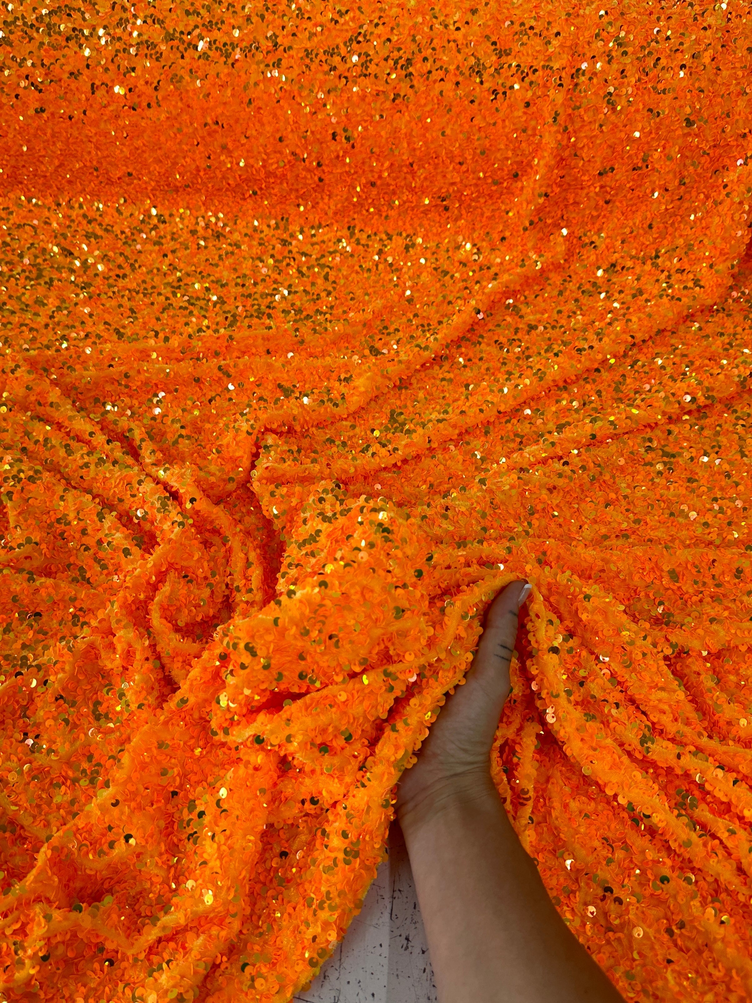 orange sequin on velvet, light orange sequin on velvet, dark orange sequin on velvet, rust orange sequin on velvet, sequin on velvet for woman, sequin on velvet for bride, premium sequin on velvet, sequin on velvet on discount, sequin on velvet on sale, buy sequin on velvet online