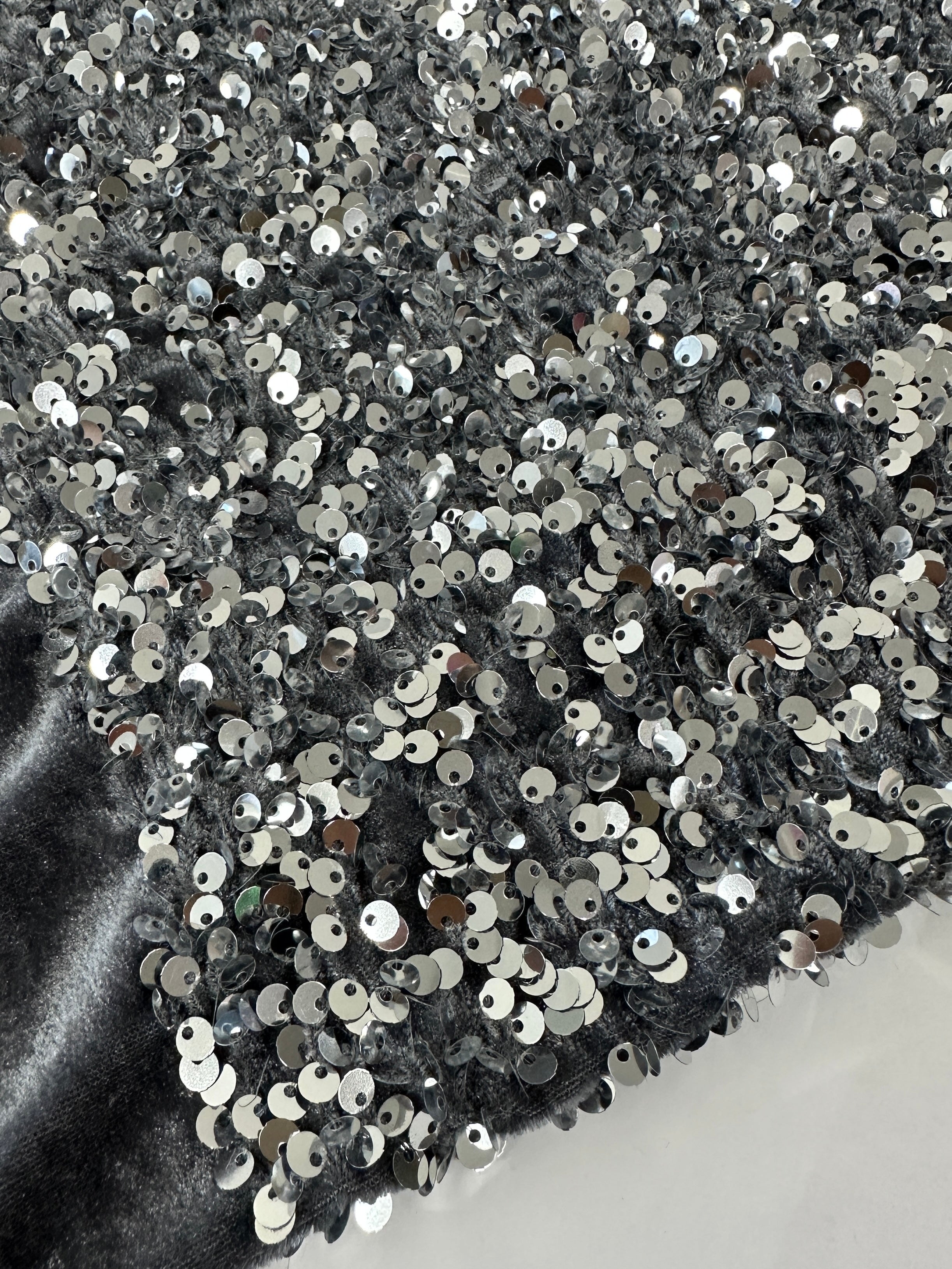 silver gray sequin on velvet, silver sequin on velvet, light gray sequin on velvet, dark gray sequin on velvet, light silver sequin on velvet, sequin on velvet for woman, sequin on velvet for bride, premium sequin on velvet, sequin on velvet on discount, sequin on velvet on sale, buy sequin on velvet online