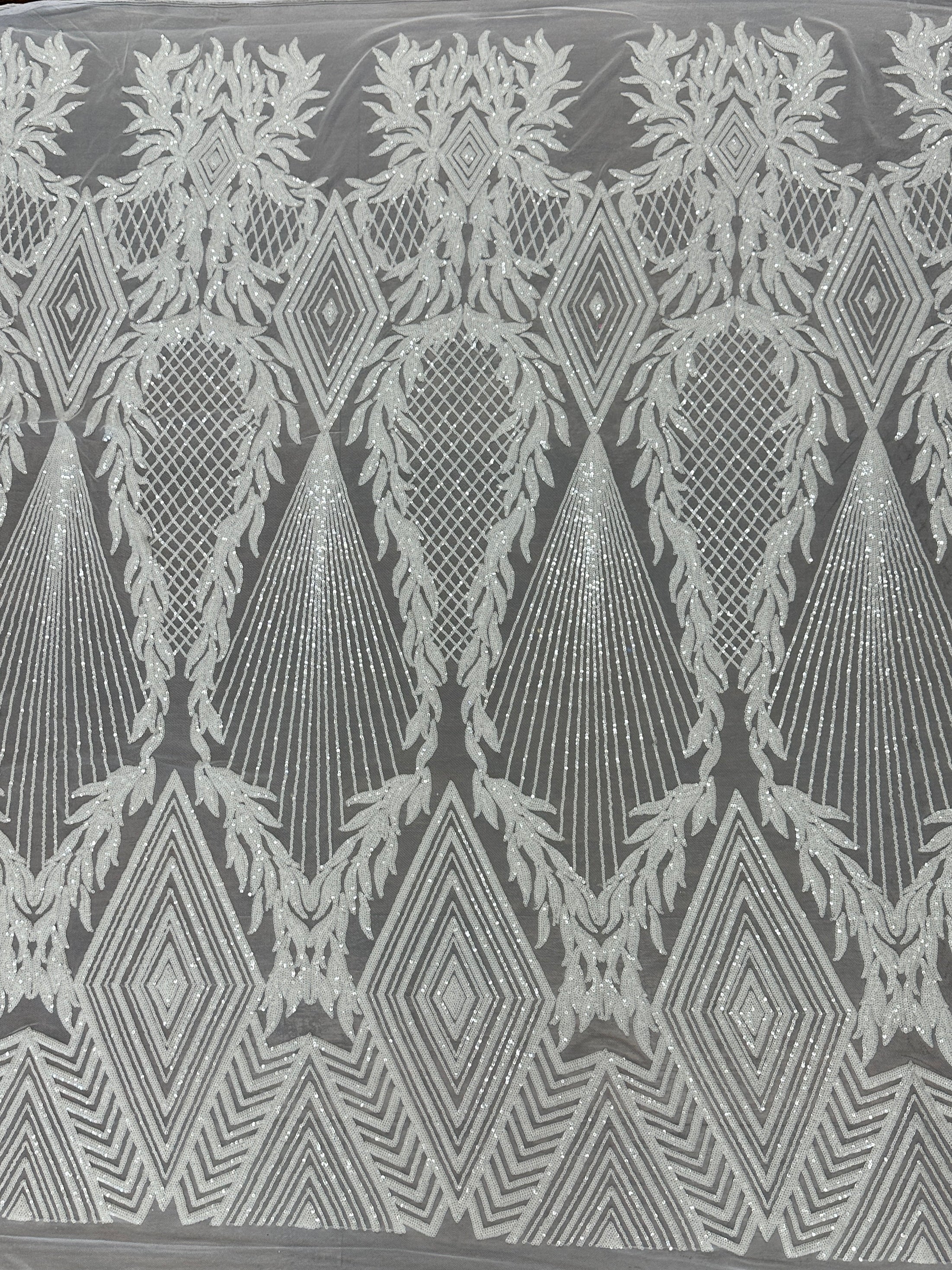 white Sequin on Mesh, bright white sequins on mesh, milky white sequin on mesh, off white sequin on mesh for woman, sequin on mesh for bride, sequin on mesh on discount, sequin on mesh on sale, premium sequin on mesh, kiki textile sequin on mesh, sequin on mesh for party wear