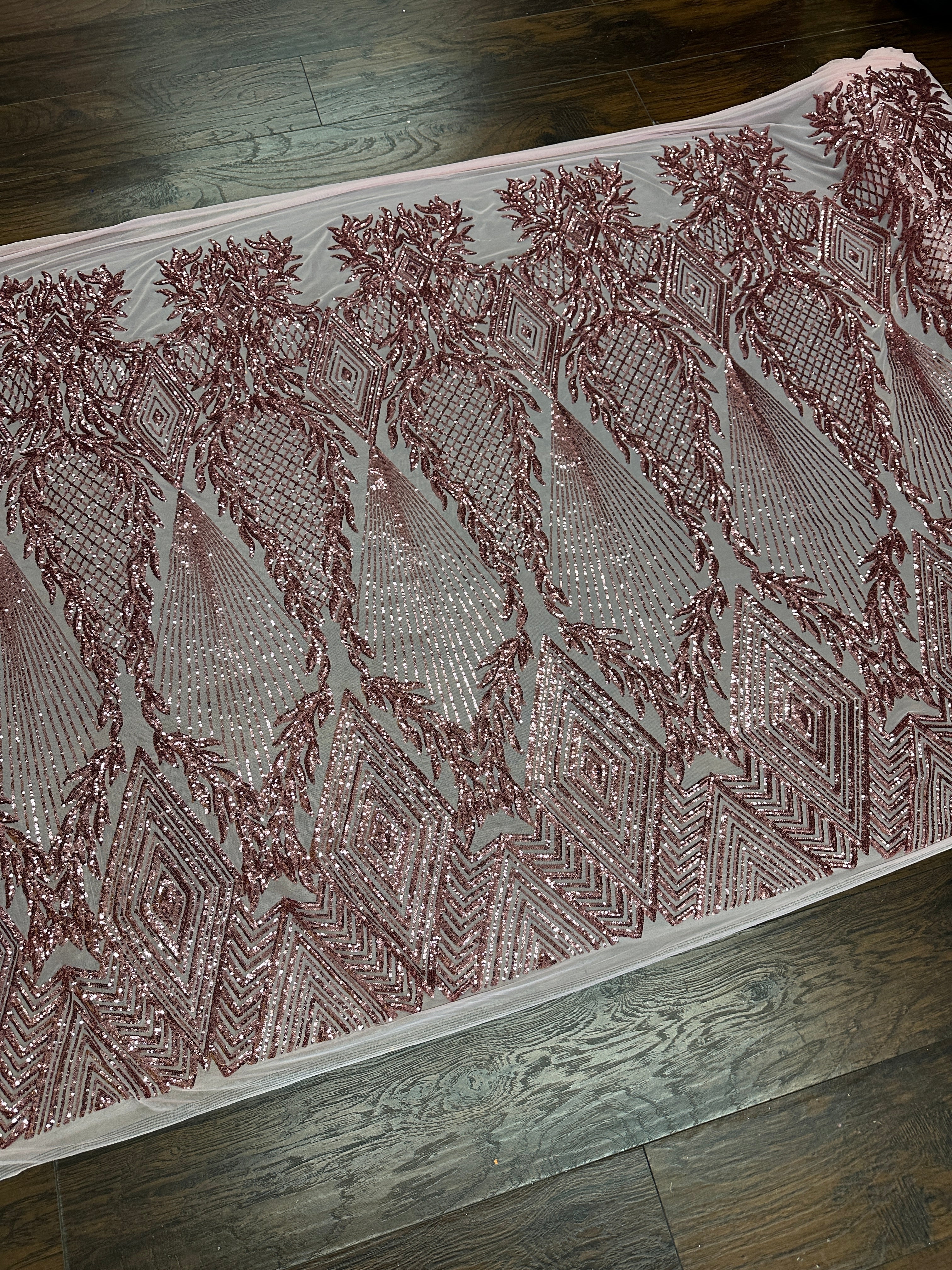 blush pink Sequin on Mesh, pink sequins on mesh, rose pink sequin on mesh, sequin on mesh for woman, sequin on mesh for bride, sequin on mesh on discount, sequin on mesh on sale, premium sequin on mesh, kiki textile sequin on mesh, sequin on mesh for party wear