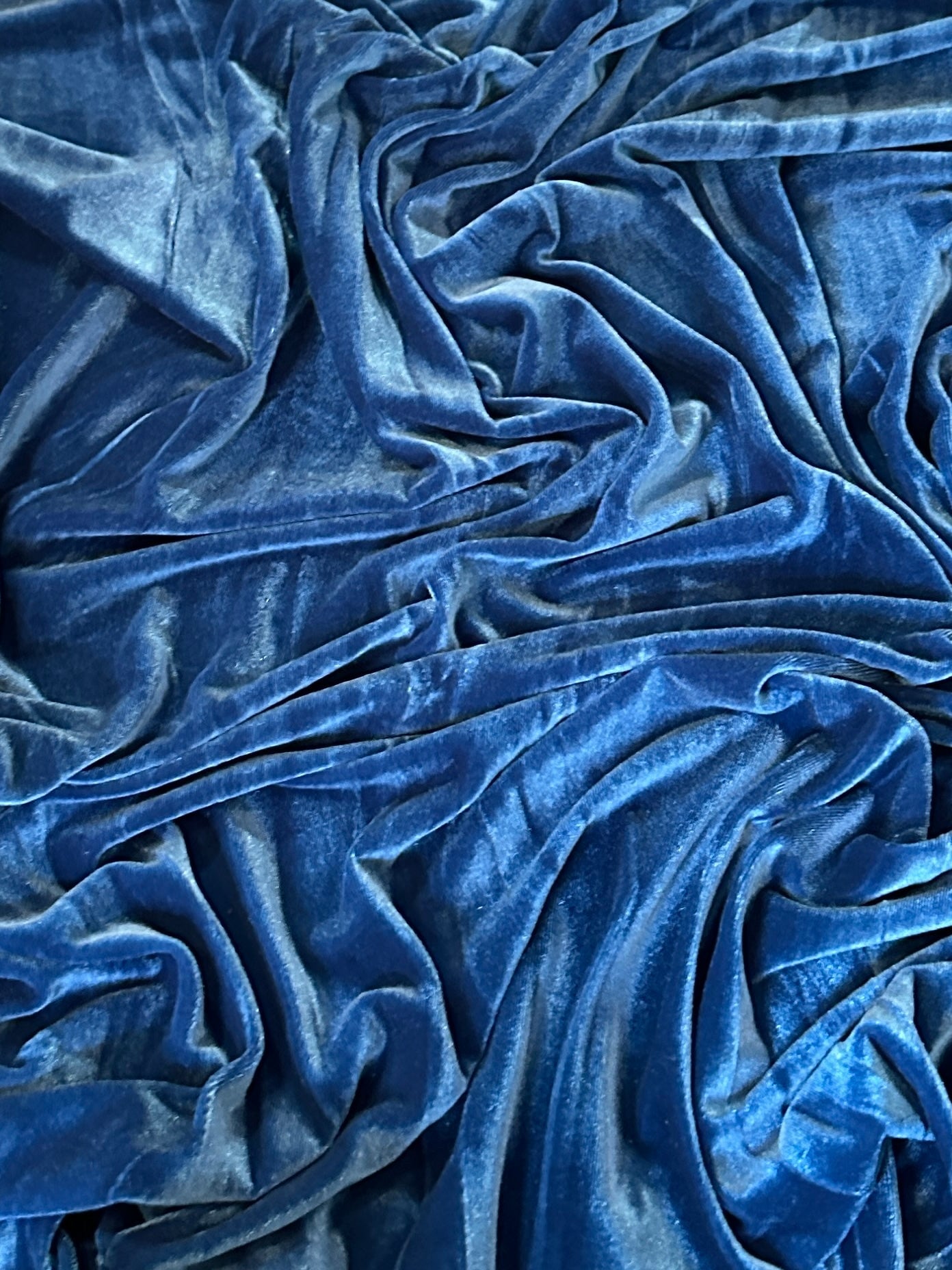 Blue Sapphire Stretch Velvet, Velvet Material, Velvet Fabric, Velour Fabric Sale, Velvet Fabric Online, Stretch Velvet Spandex, Plush Velvet