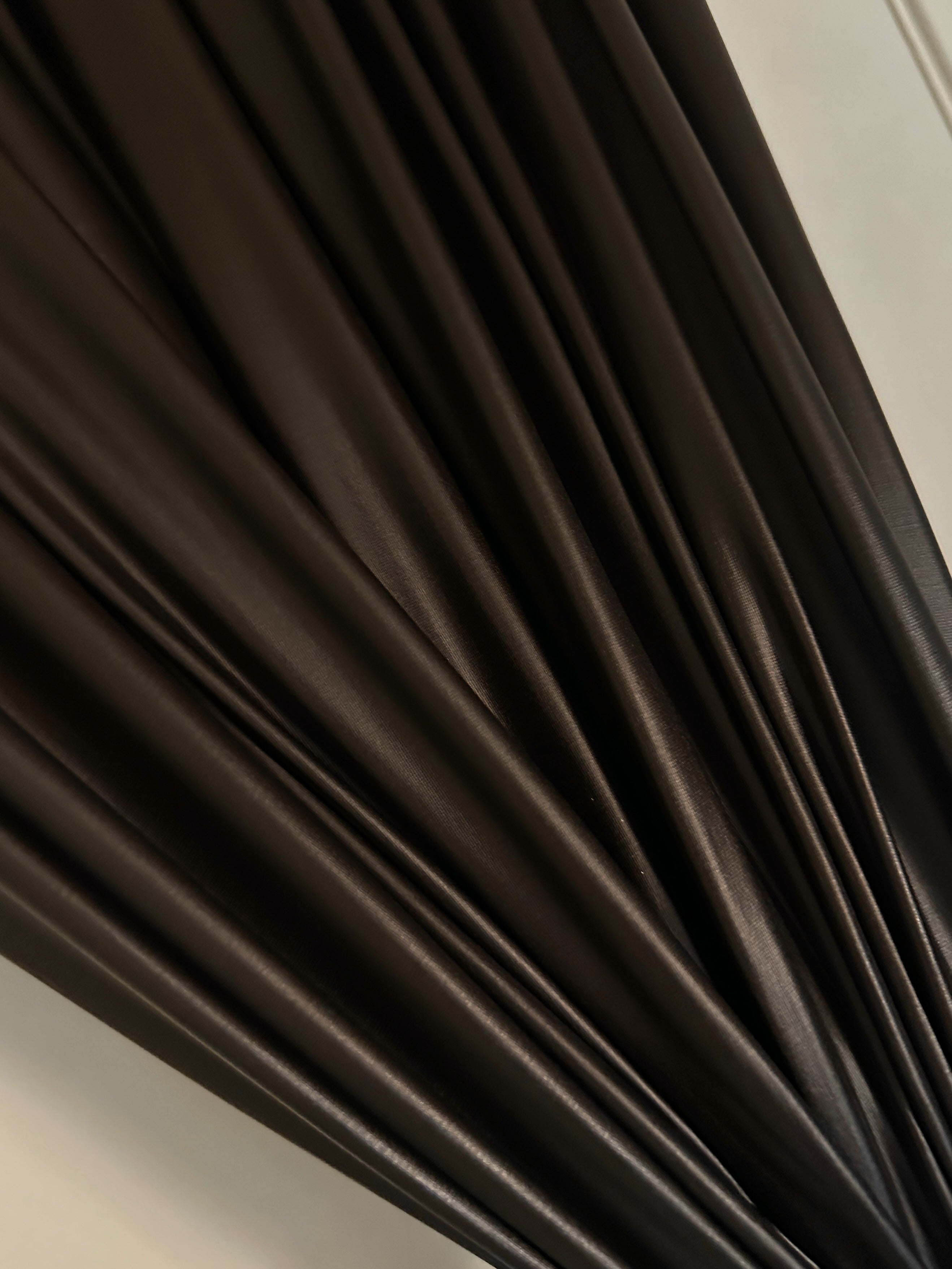 Dark Chocolate 4 Way Stretch Pleather, Shiny brown pleather, neon brown pleather, pleather for woman, cheap pleather, dark brown spandex