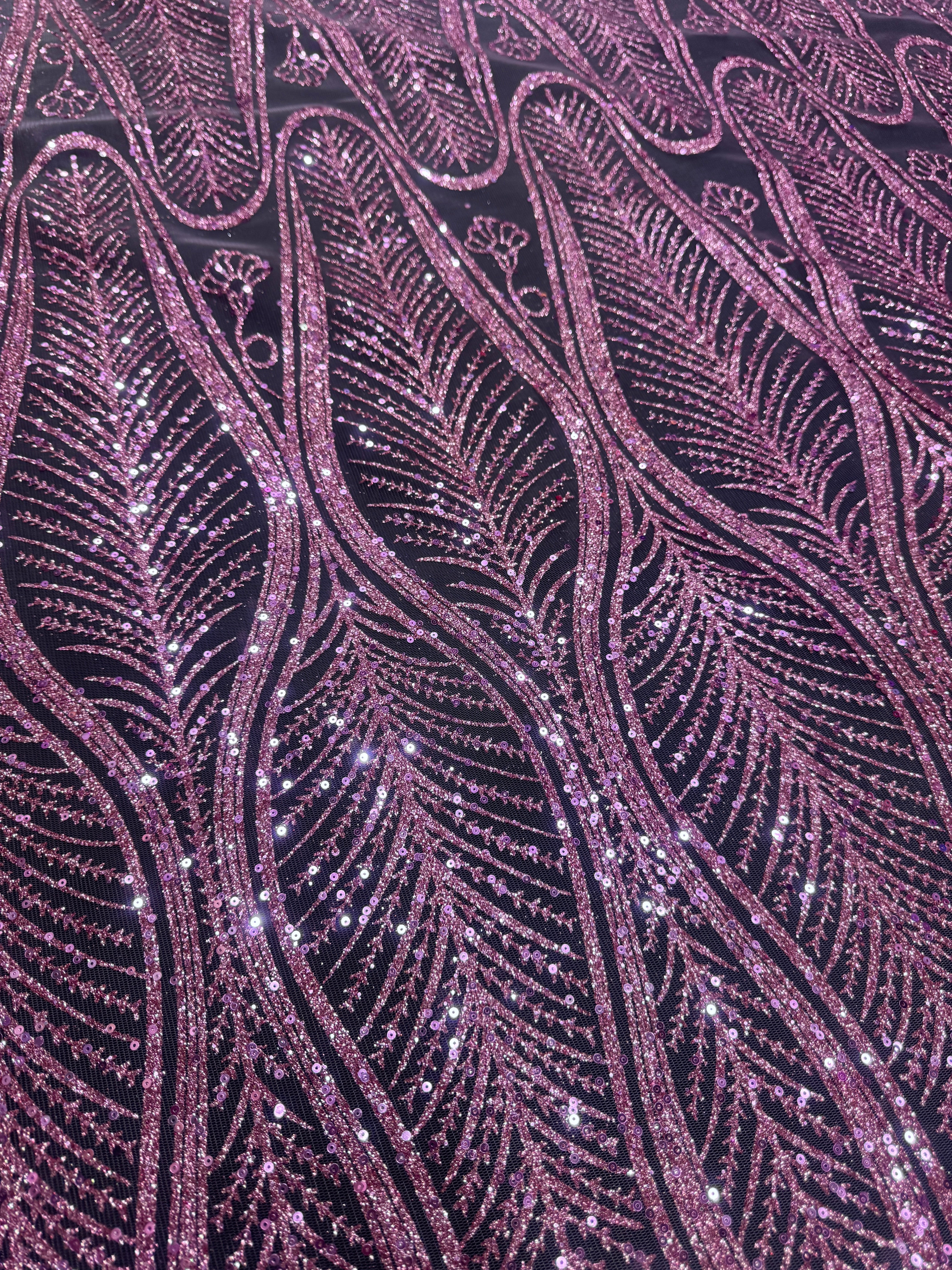 Baby Pink Glitter Sequin Geometric Lace, online textile store, sewing, fabric store, sewing store, cheap fabric store, kiki textiles