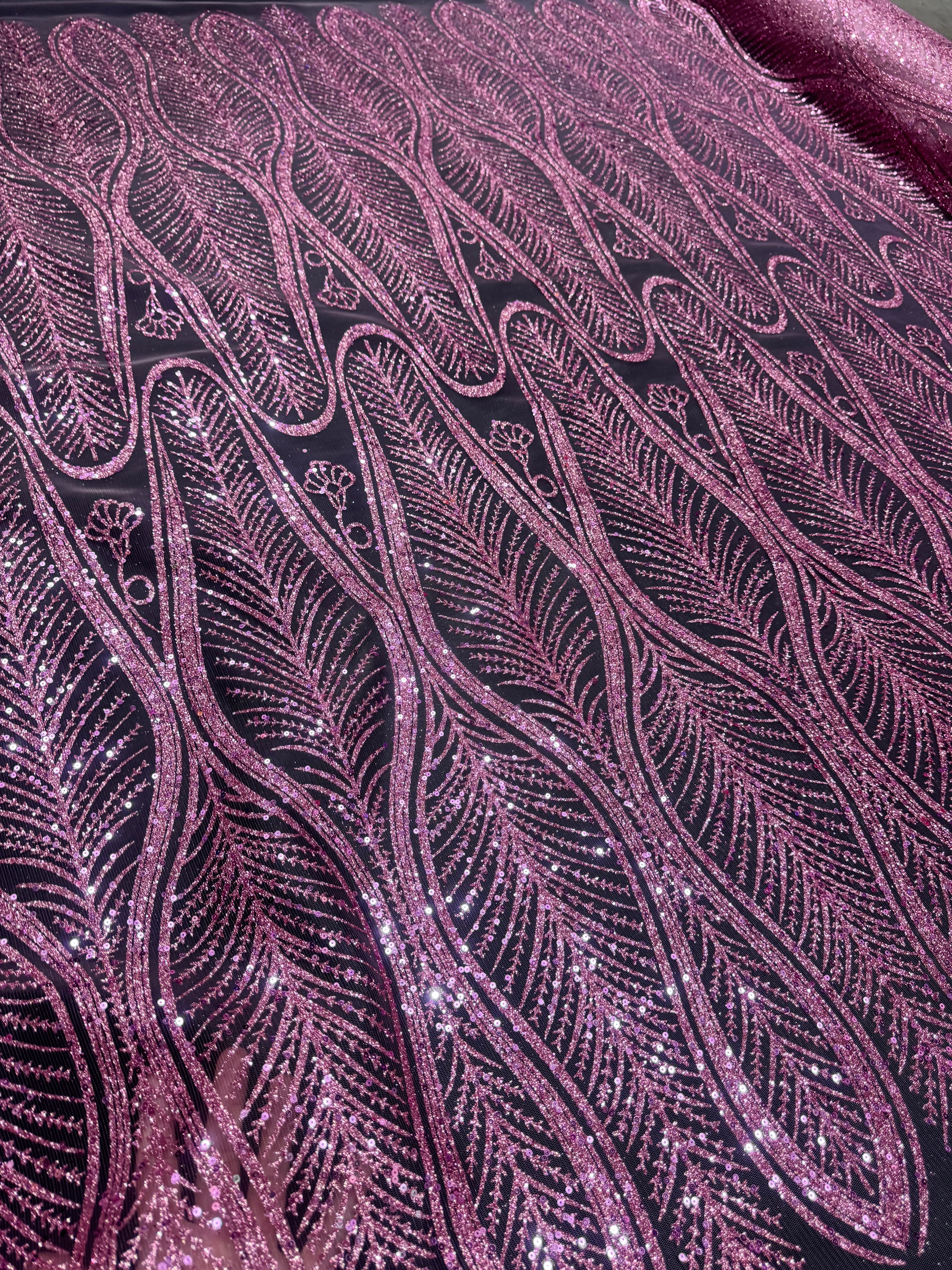 Baby Pink Glitter Sequin Geometric Lace, online textile store, sewing, fabric store, sewing store, cheap fabric store, kiki textiles