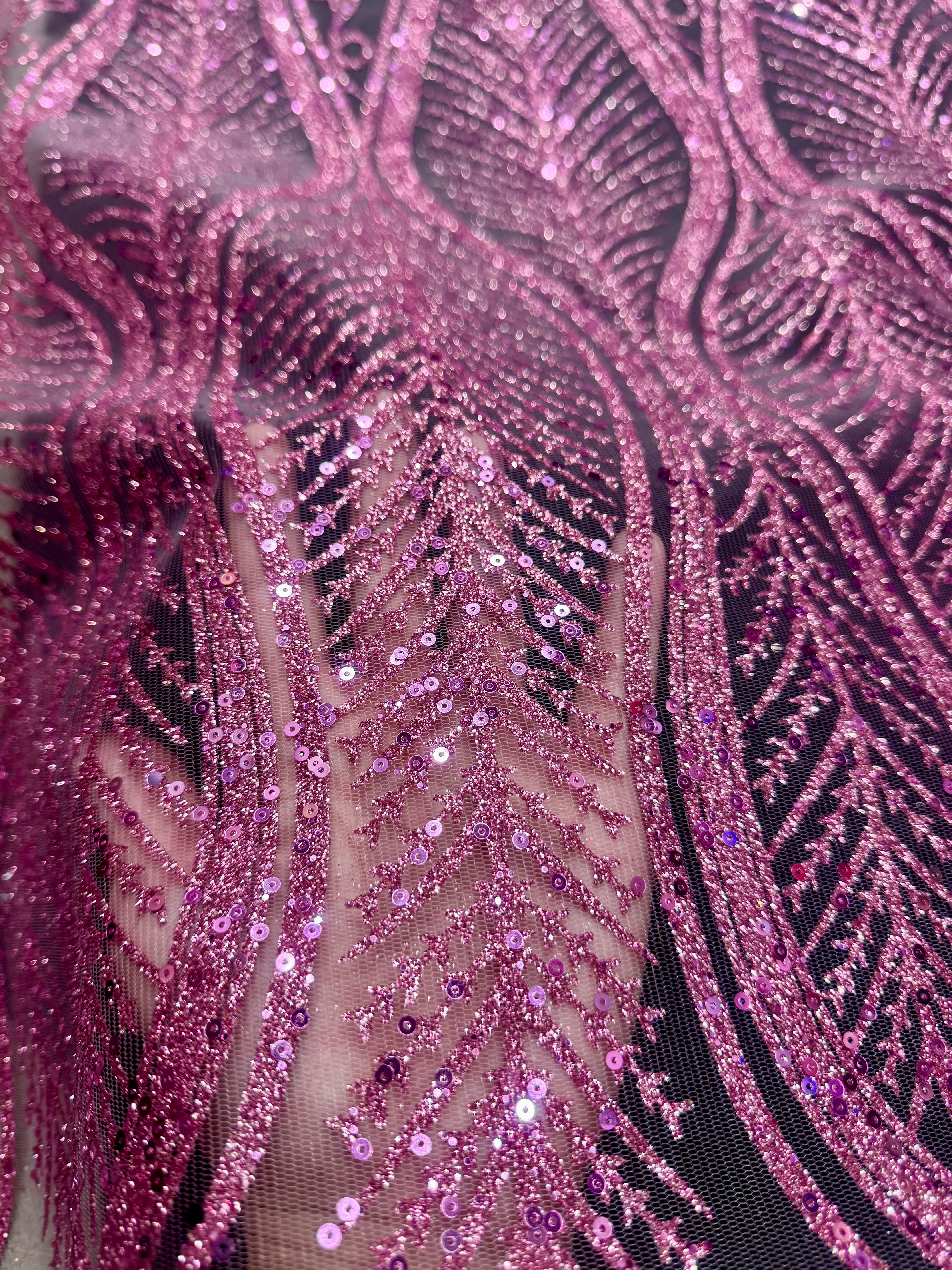 Baby Pink Glitter Sequin Geometric Lace, online textile store, sewing, fabric store, sewing store, cheap fabric store, kiki textiles