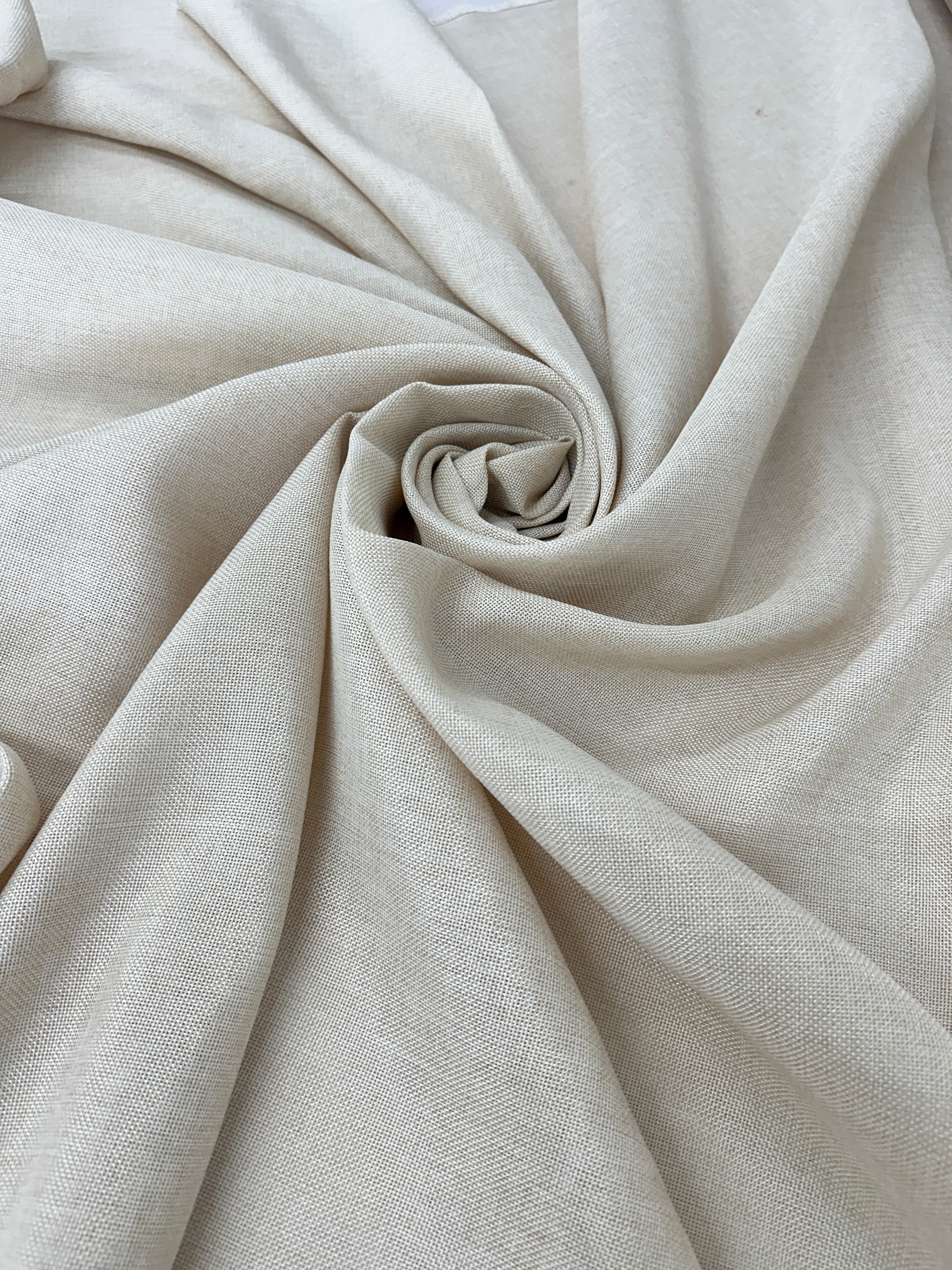 Champagne Faux Linen, Faux Linen, Linen Fabric by Yard, Linen Fabric, Linen Material, Premium Linen, Durable Fabric, Home Decor Fabric