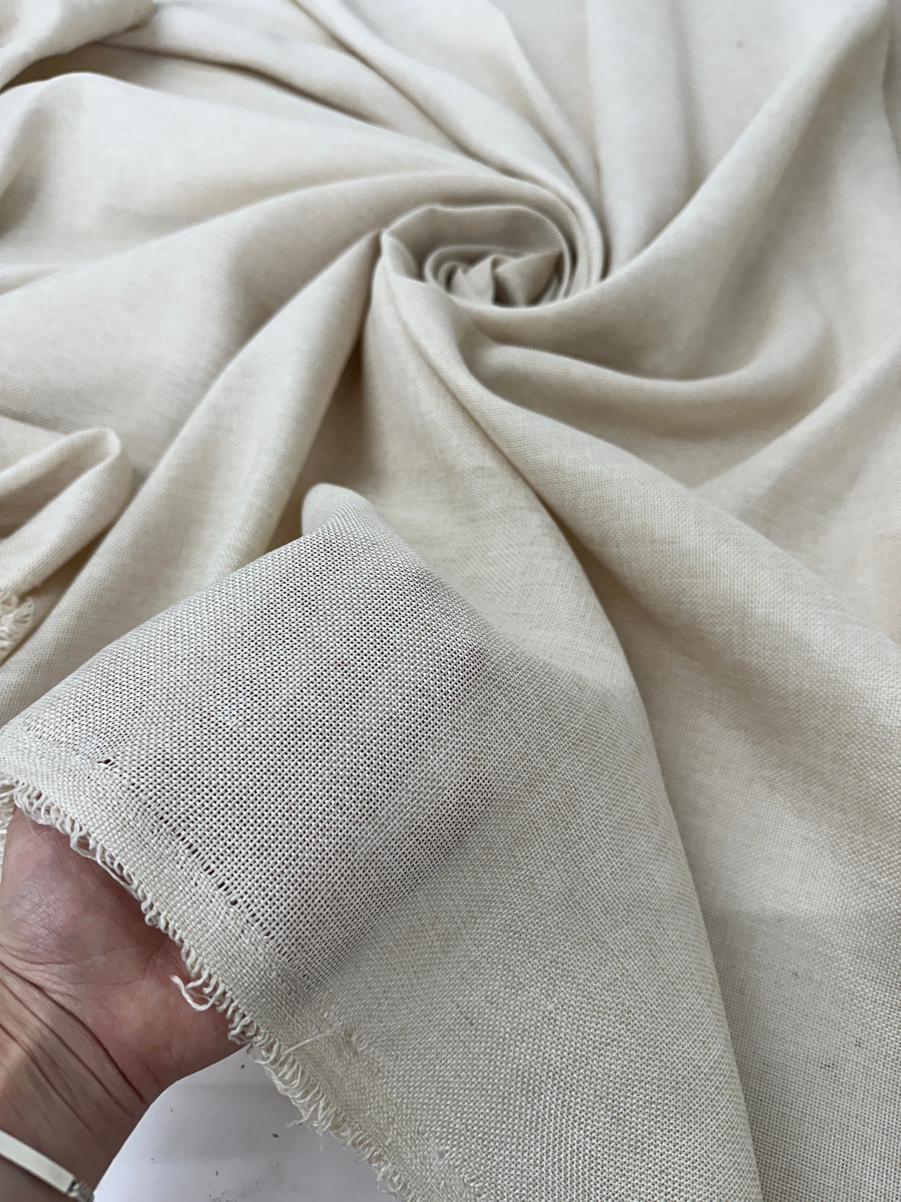 Champagne Faux Linen, Faux Linen, Linen Fabric by Yard, Linen Fabric, Linen Material, Premium Linen, Durable Fabric, Home Decor Fabric