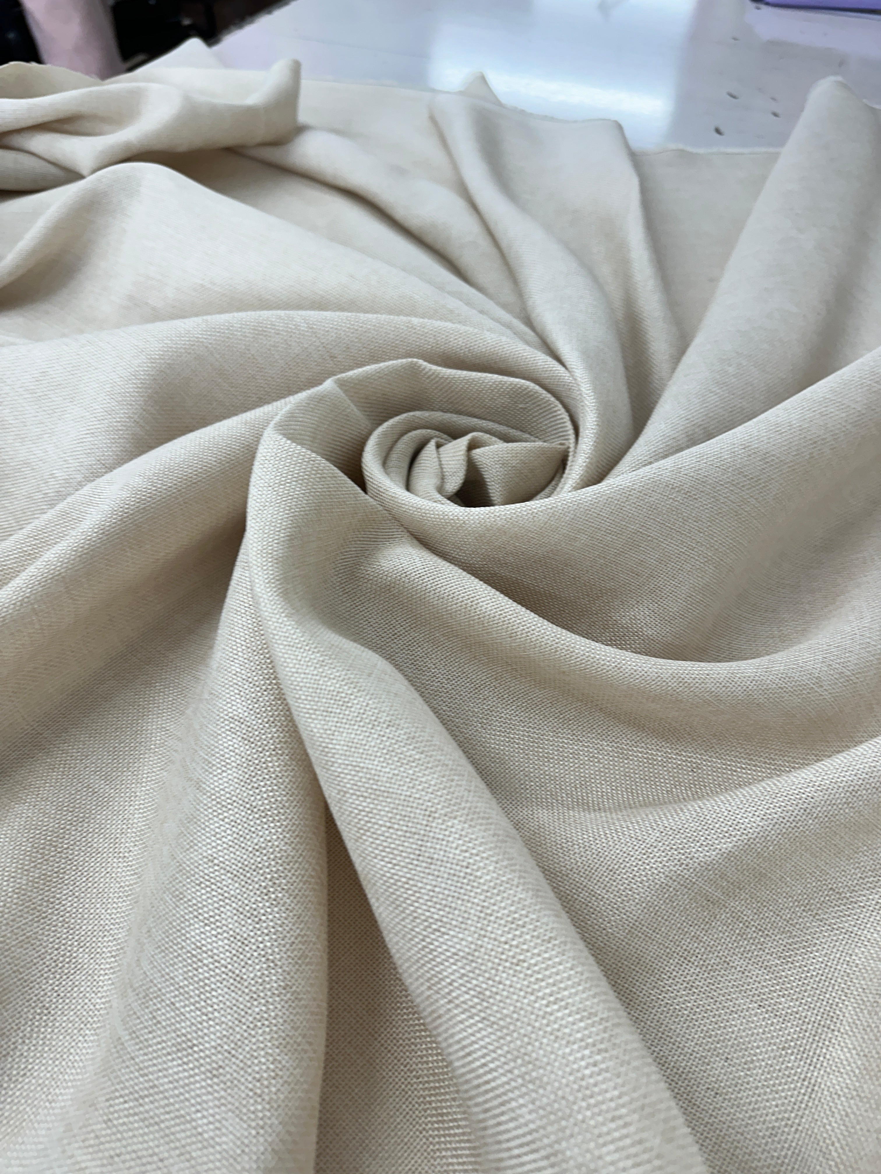 Champagne Faux Linen, Shop Fabrics Online, Sewing, Fabric Store, Sewing Store, Cheap Fabric Store, Kiki Textiles, Textile by the Yard