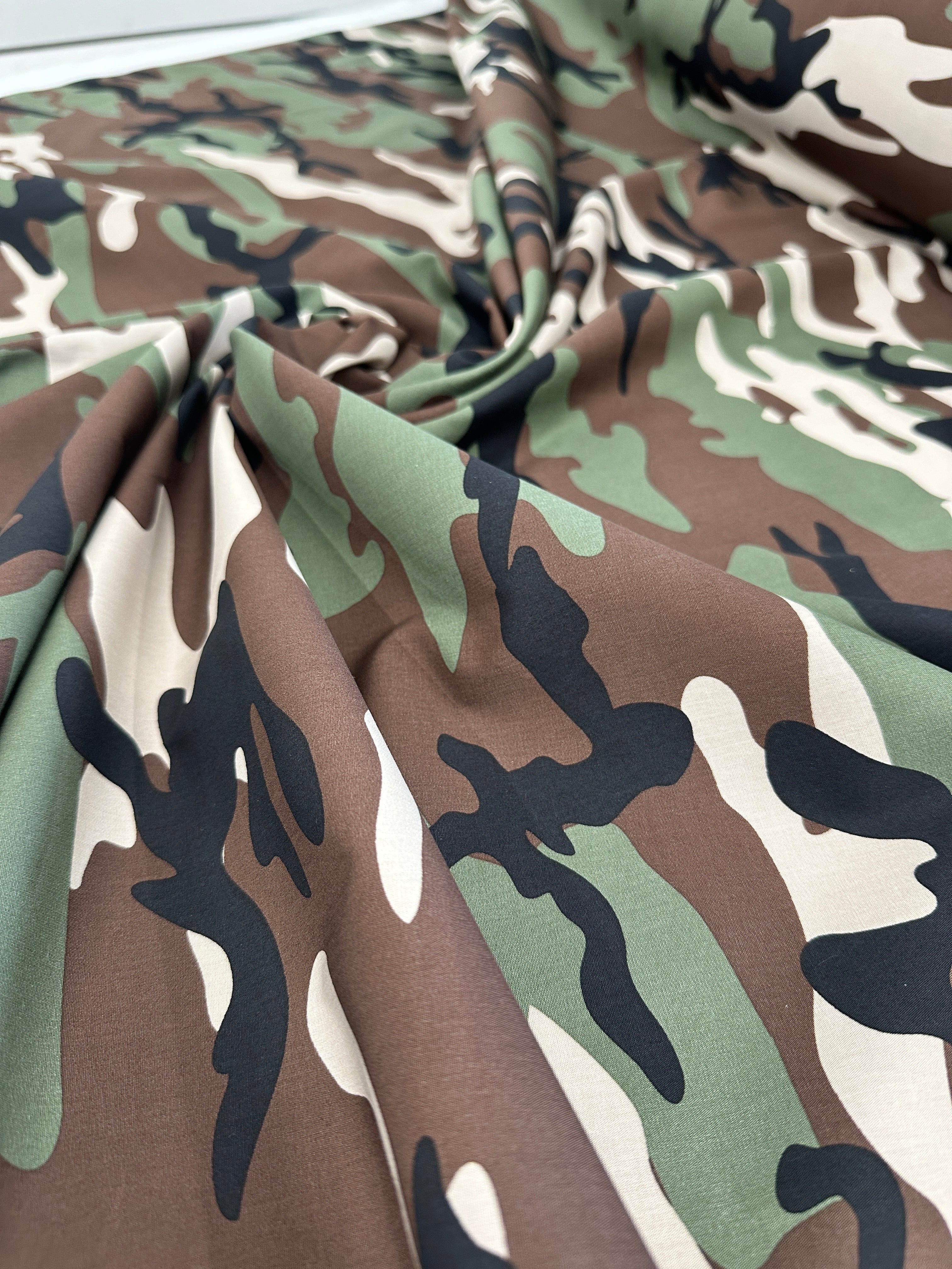 Army Print Prima Cotton, Army Cotton, Organic cotton, Breathable fabric, Lightweight fabric,Fair trade cotton, Cotton yarn, Gauze fabric, Cotton fashion, Tie-dye fabric