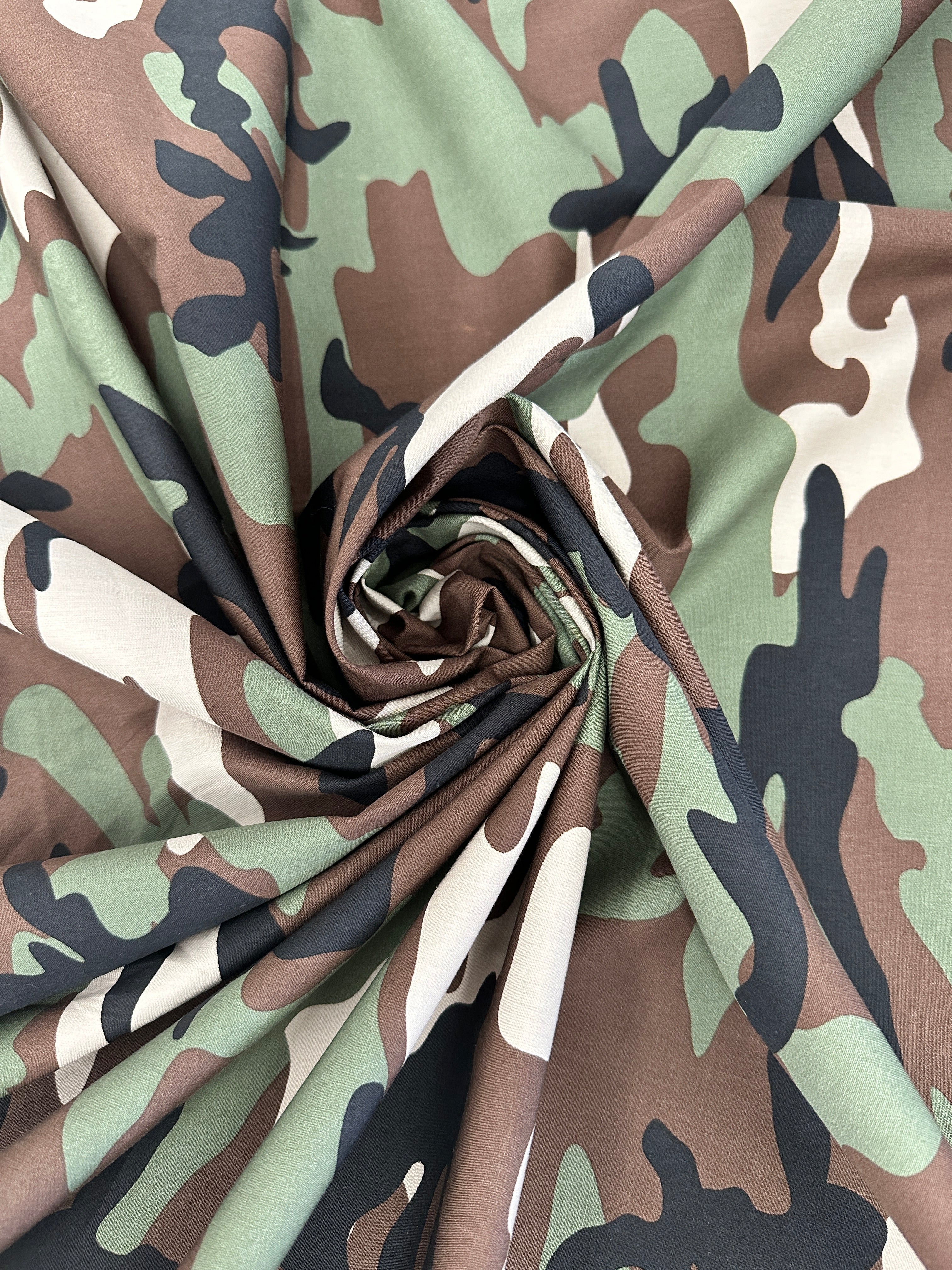 Army Print Prima Cotton, online textile store, sewing, fabric store, sewing store, cheap fabric store, kiki textiles