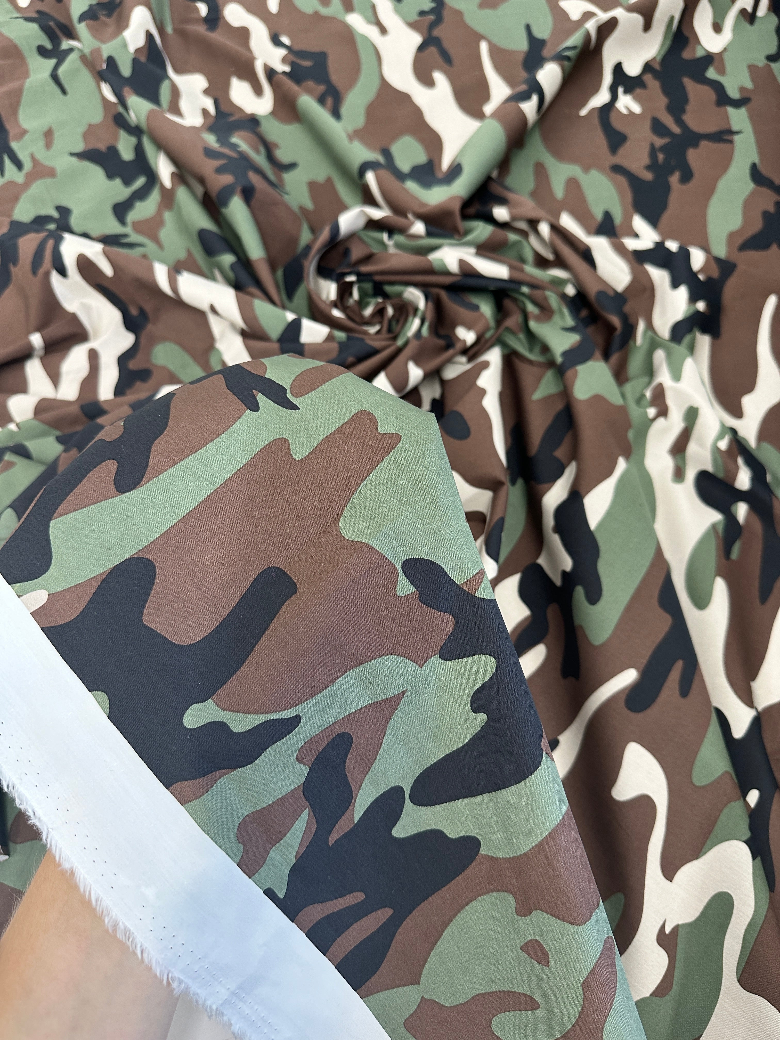 Army Print Prima Cotton, online textile store, sewing, fabric store, sewing store, cheap fabric store, kiki textiles