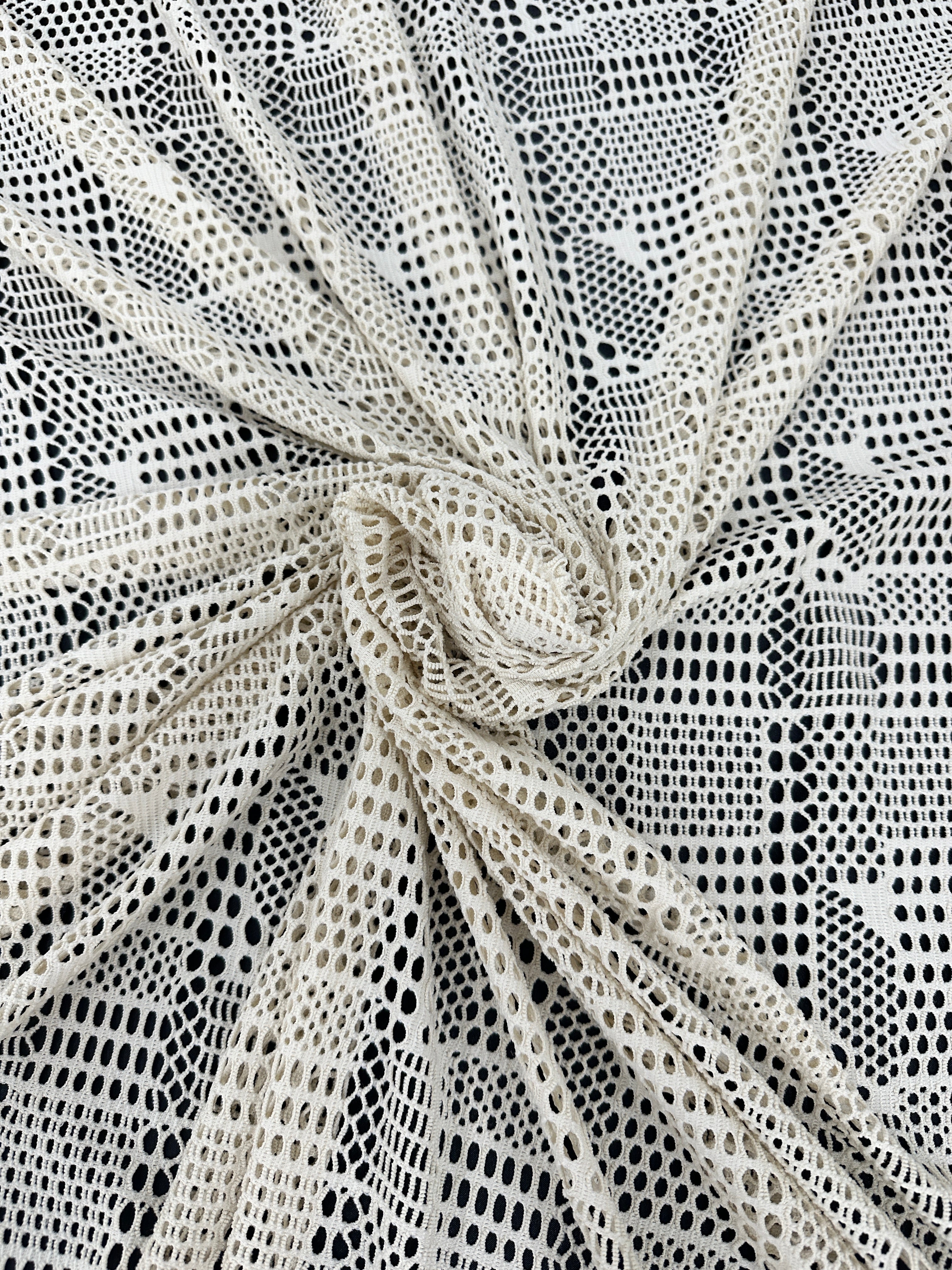 White Geometric Hollow Out Knit, White knit, White Hollow knit, knit for woman, premium knit, knit in low price, knit on sale, knit on discount, knit for dresses