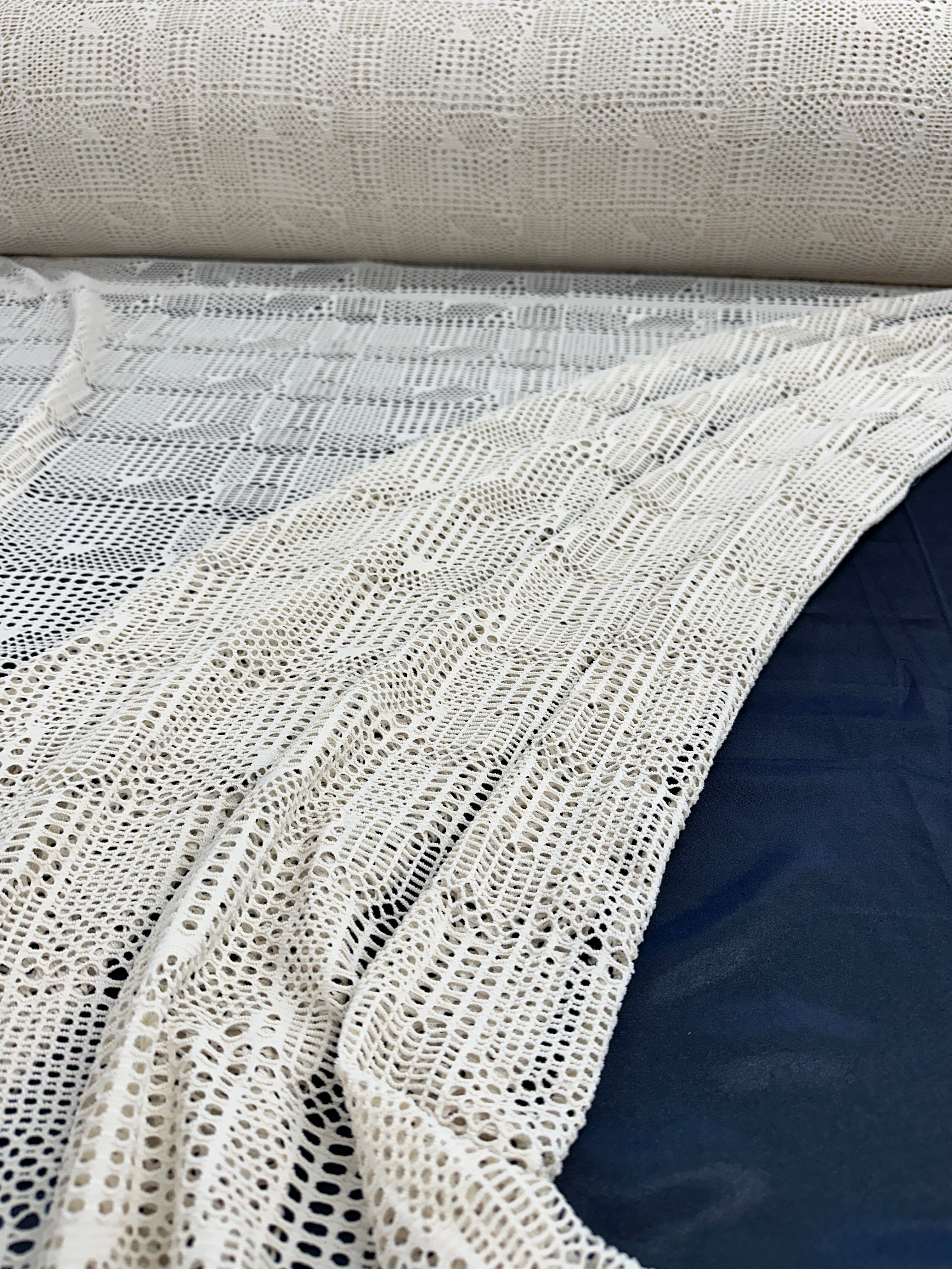 White Geometric Hollow Out Knit, White knit, White Hollow knit, knit for woman, premium knit, knit in low price, knit on sale, knit on discount, knit for dresses