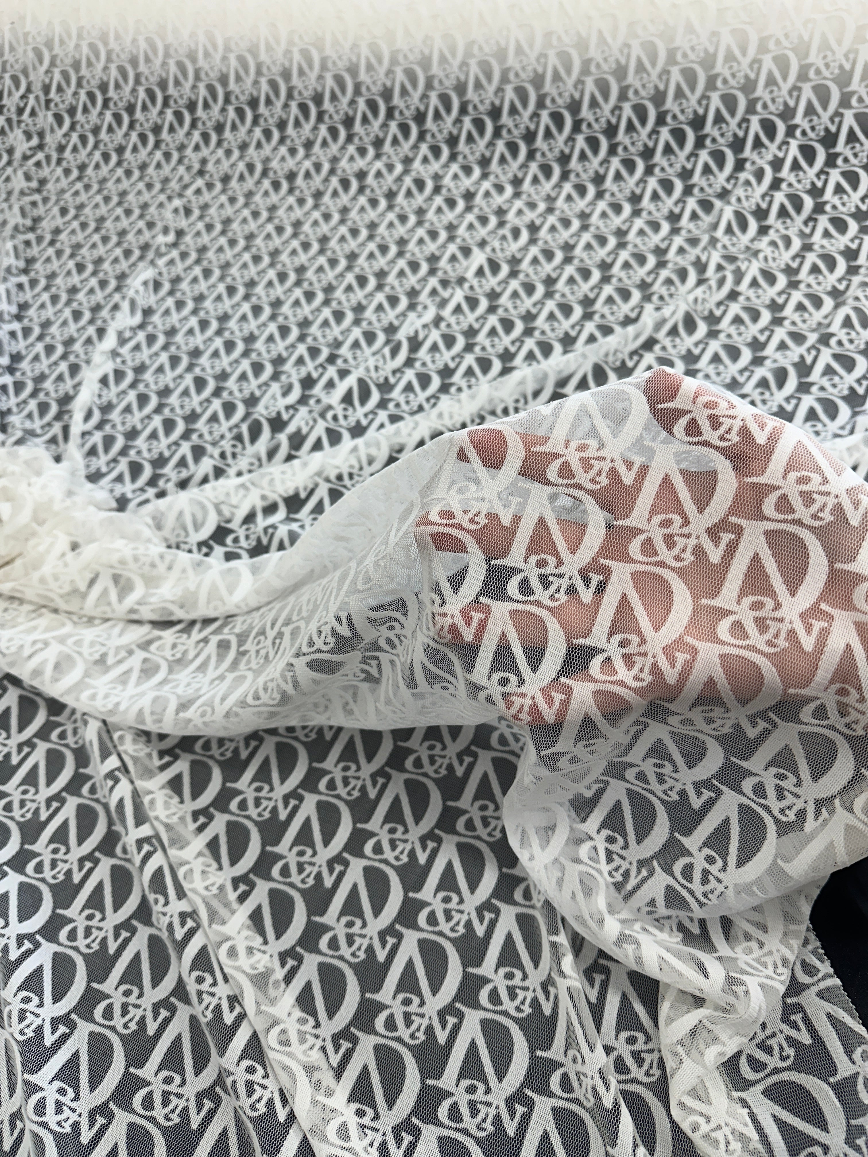 White Letter Power Mesh, White Power Mesh, nude lace mesh, lace mesh for woman, lace mesh for bride, lace mesh on sale, lace mesh on discount