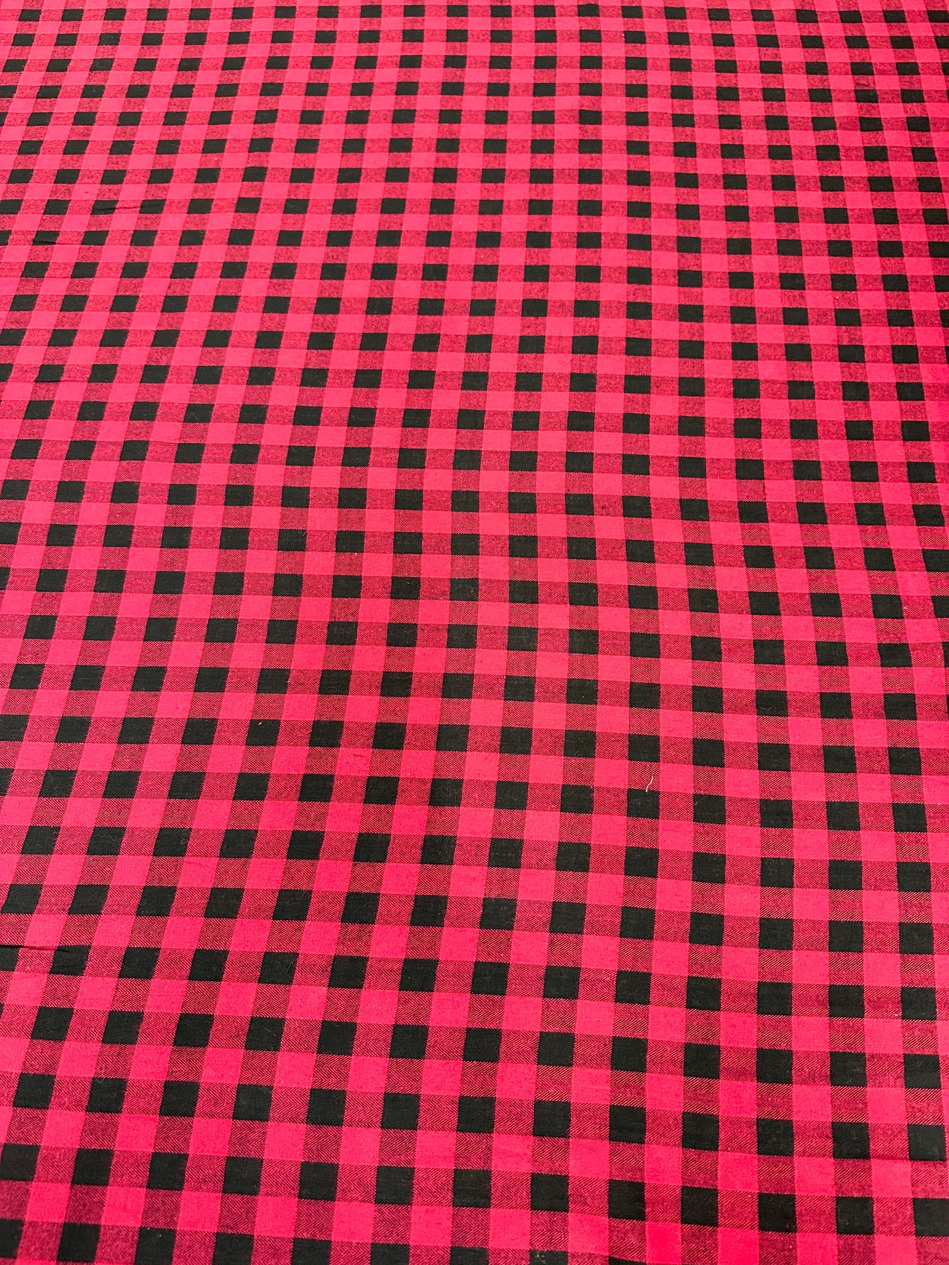 Black Red Woven Checkered Wool Blend, sewing, fabric store, sewing store, cheap fabric store, kiki textiles