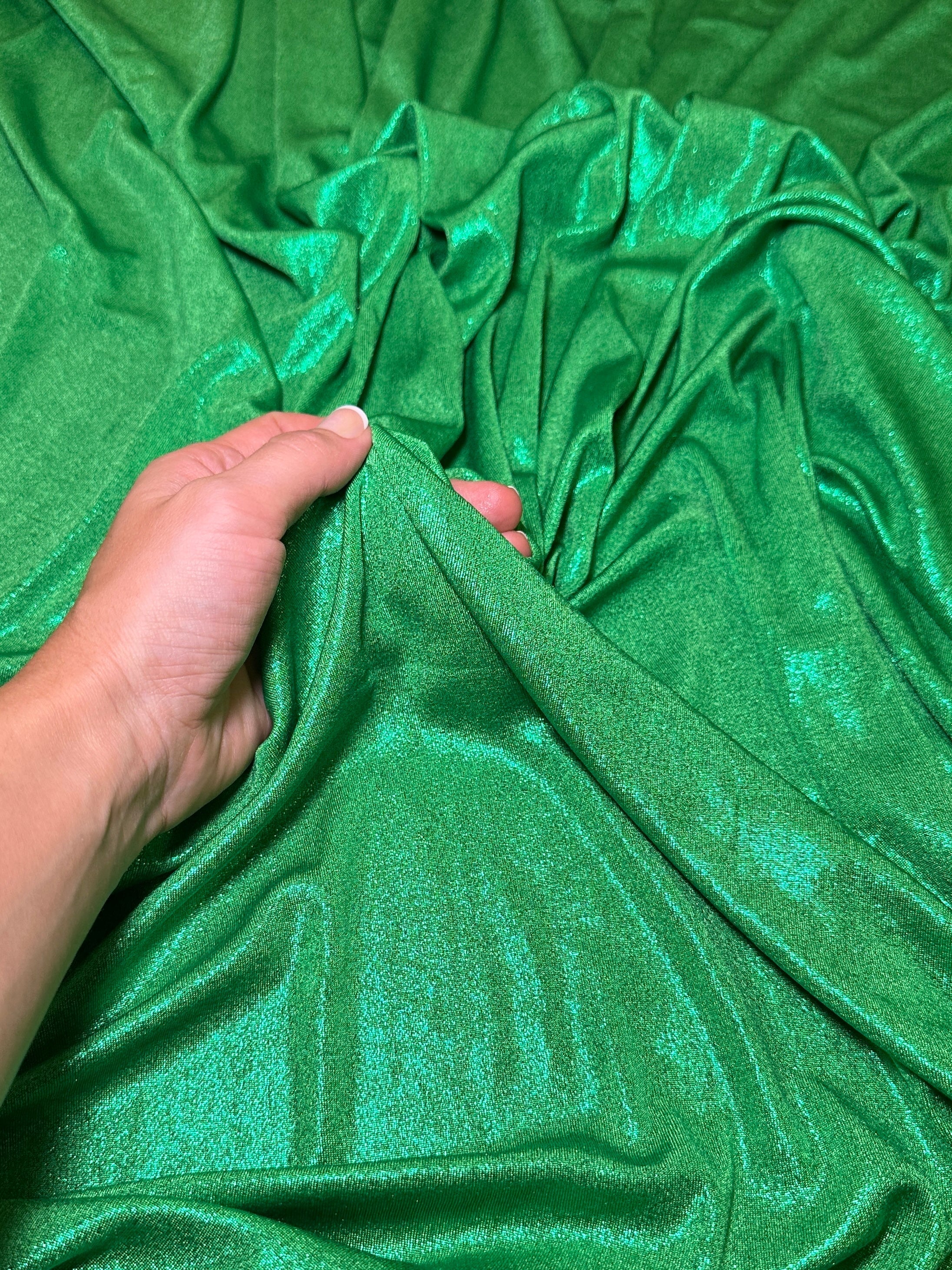 apple green slinky foiled jersey, green foiled jersey, dark green foiled jersey, light green foiled jersey, foiled jersey for woman, foiled jersey on sale, foiled jersey on discount, best quality foiled jersey