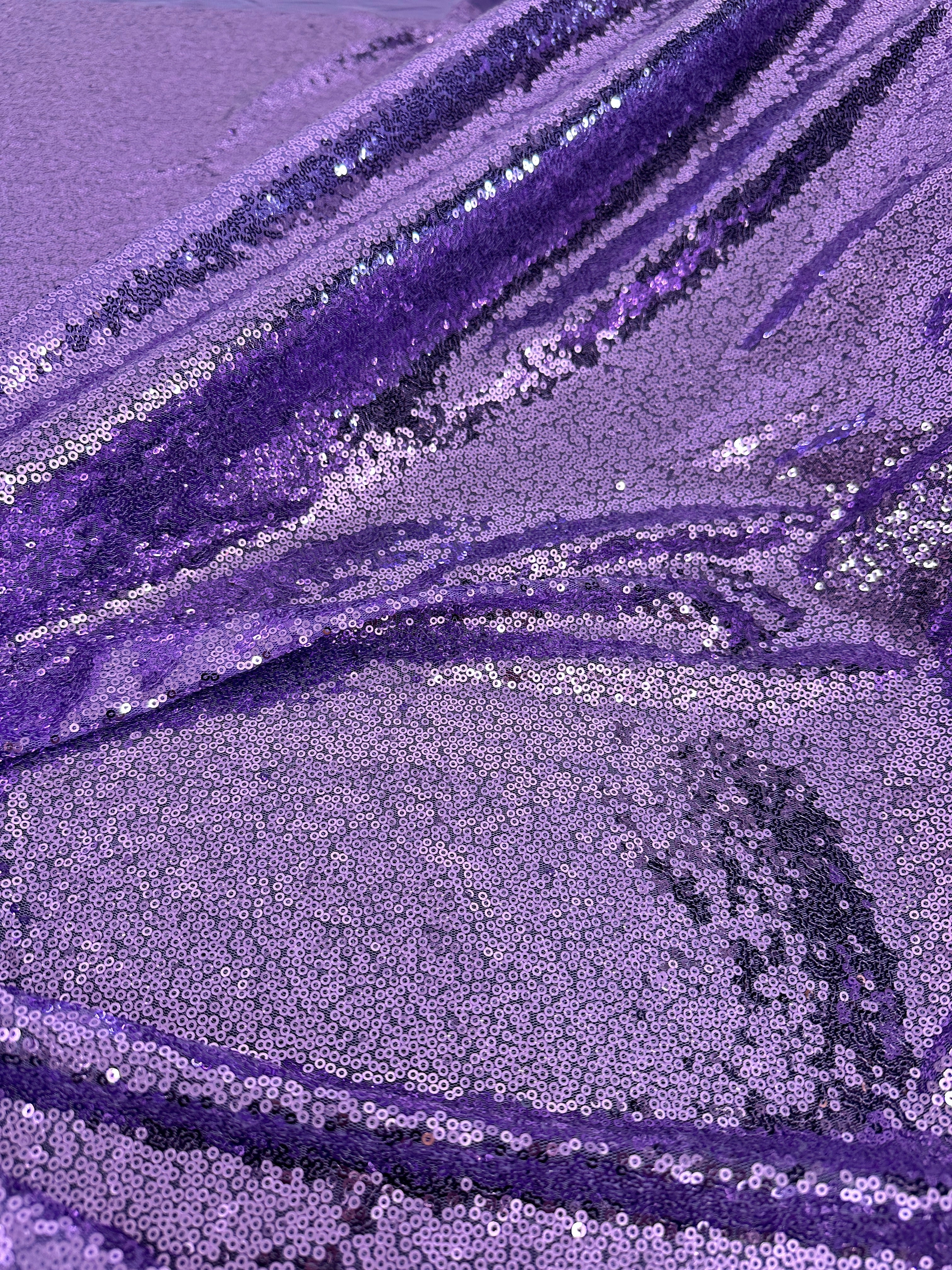 Lavender Sequin on Mesh, Shop Fabrics Online, Sewing, Fabric Store, Sewing Store, Cheap Fabric Store, Kiki Textiles, Textile by the Yard