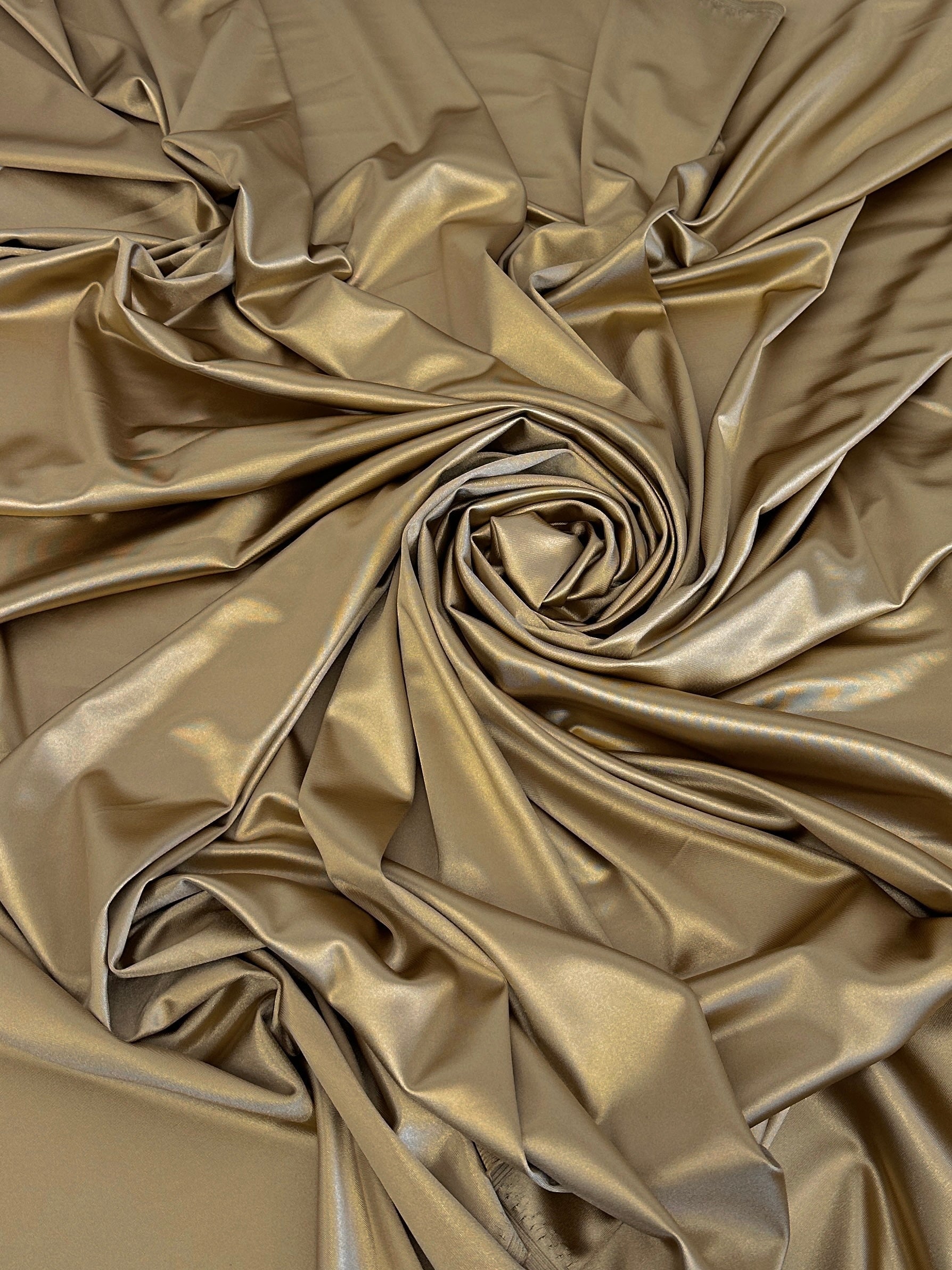 Gold Luxury Silky Satin, Luxury Silky Satin, Silky Satin, Premium Stretch Crepe Back Satin, Satin for Bride, Satin for Women, Satin in Low Price, Cheap Satin, Satin on Sale