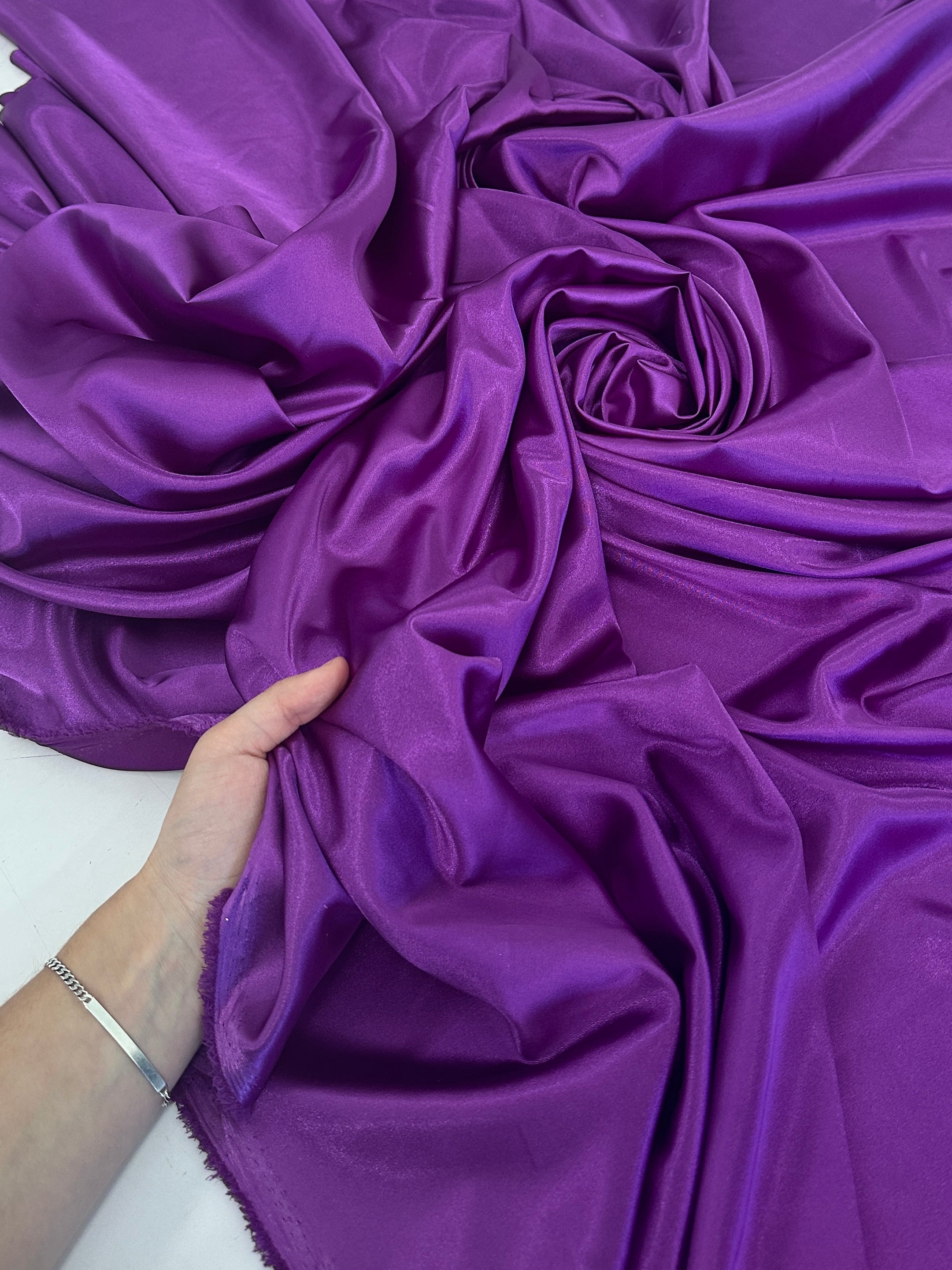 Magenta Luxury Silky Satin, Shop Fabrics Online, Sewing, Fabric Store, Sewing Store, Cheap Fabric Store, Kiki Textiles, Textile by the Yard