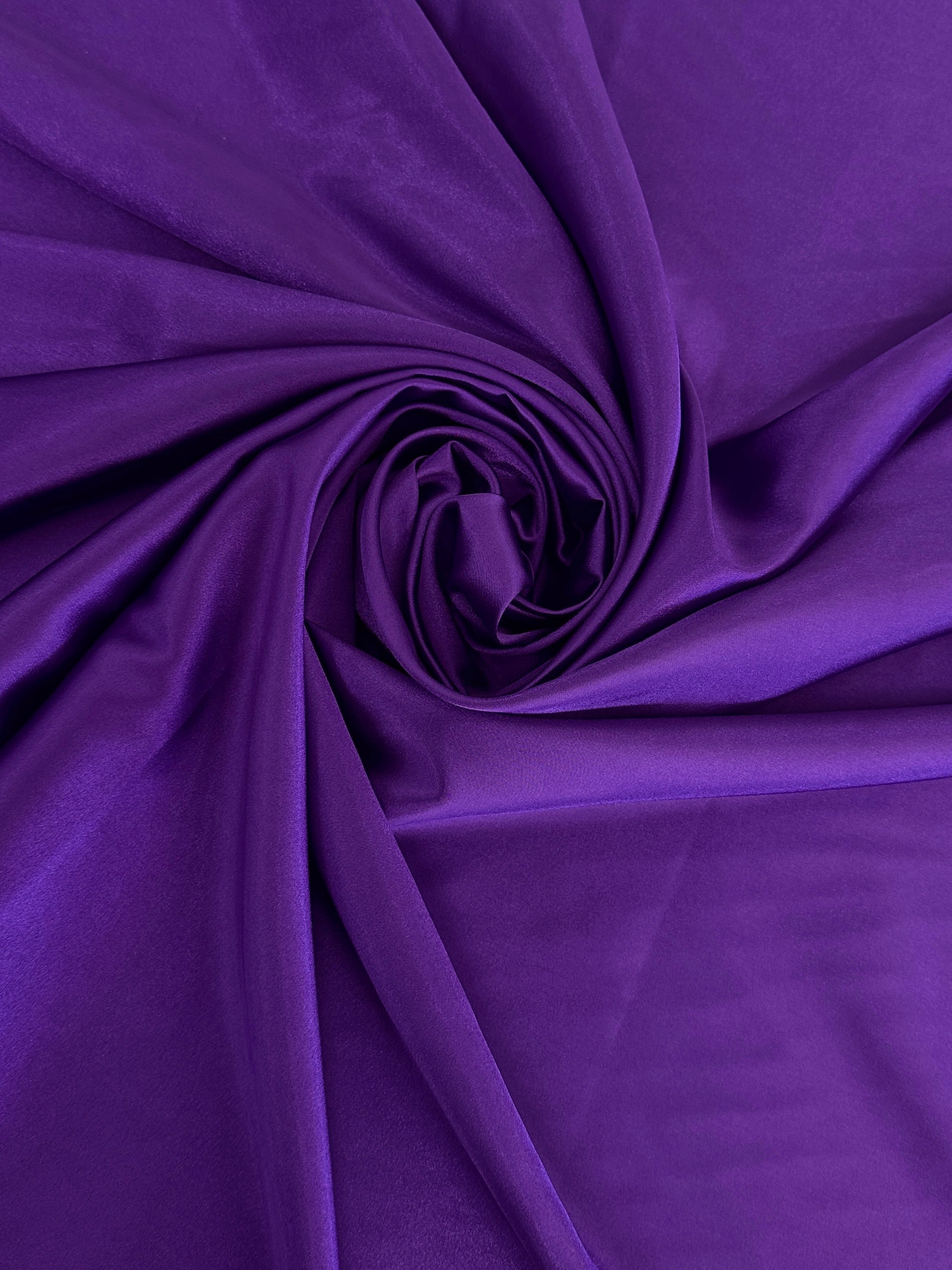 Purple Luxury Silky Satin, Luxury Silky Satin, Silky Satin, Premium Stretch Crepe Back Satin, Satin for Bride, Satin for Women, Satin in Low Price, Cheap Satin, Satin on Sale